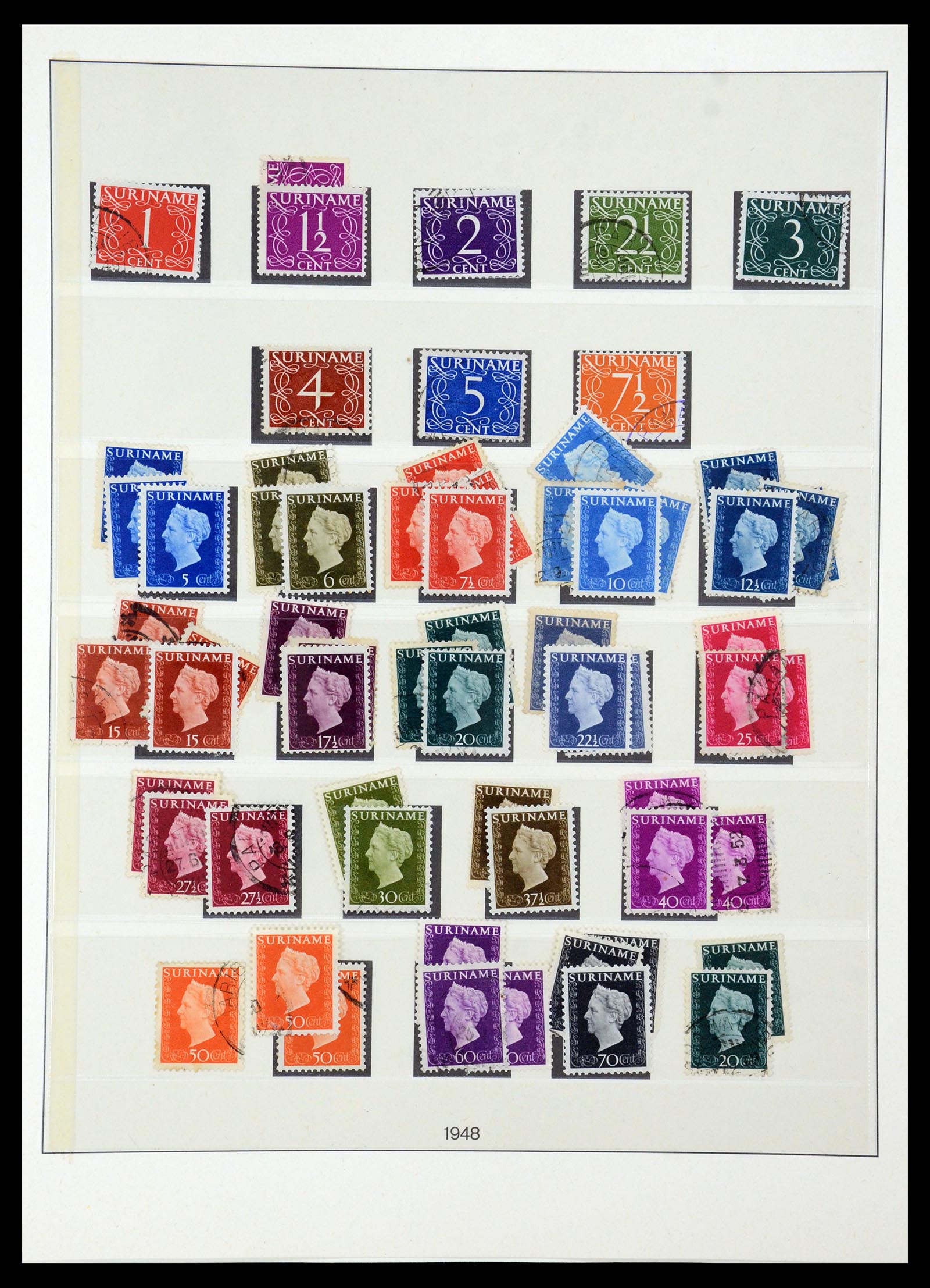 36406 021 - Postzegelverzameling 36406 Suriname 1873-1975.