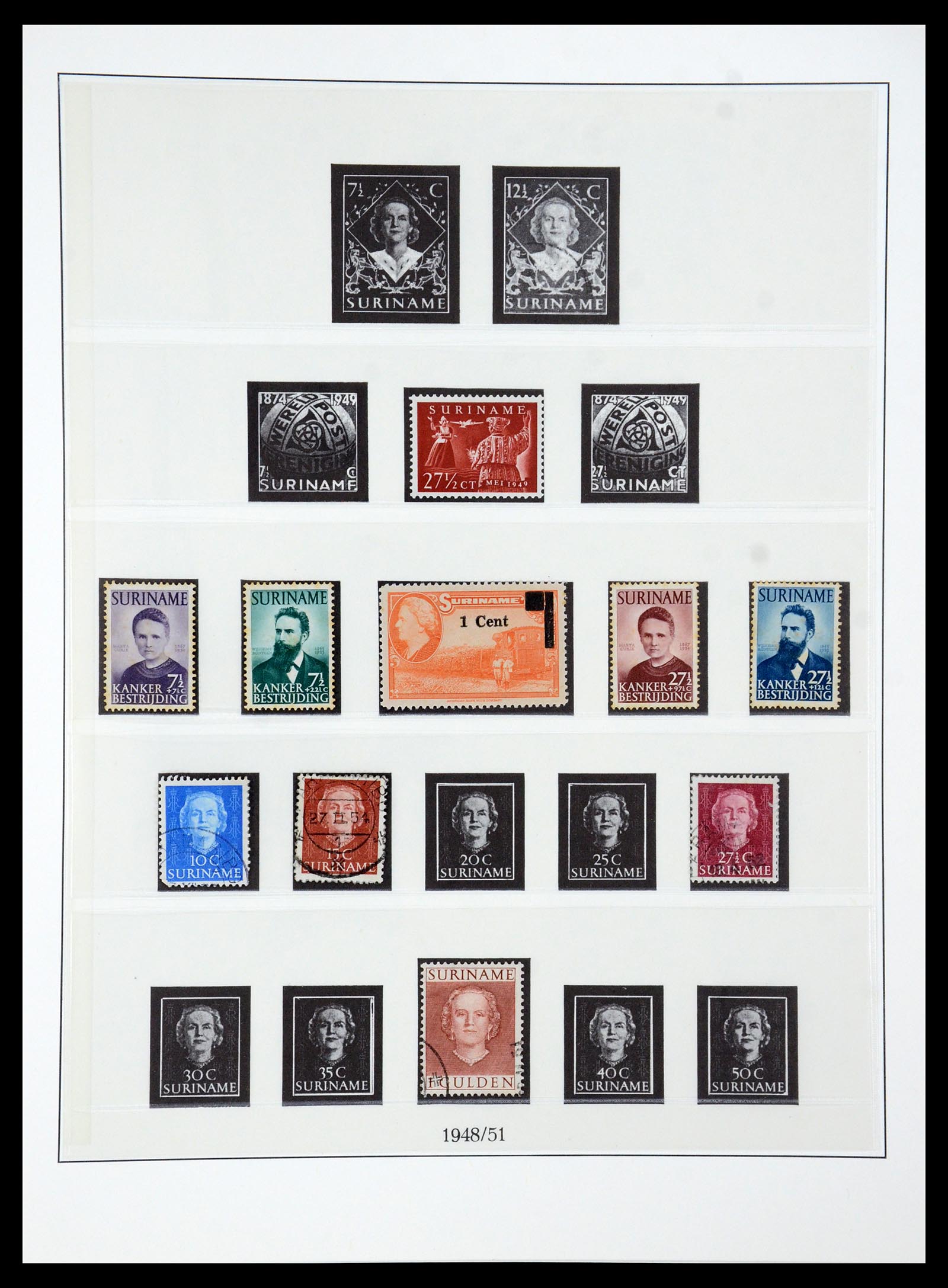 36406 027 - Postzegelverzameling 36406 Suriname 1873-1975.