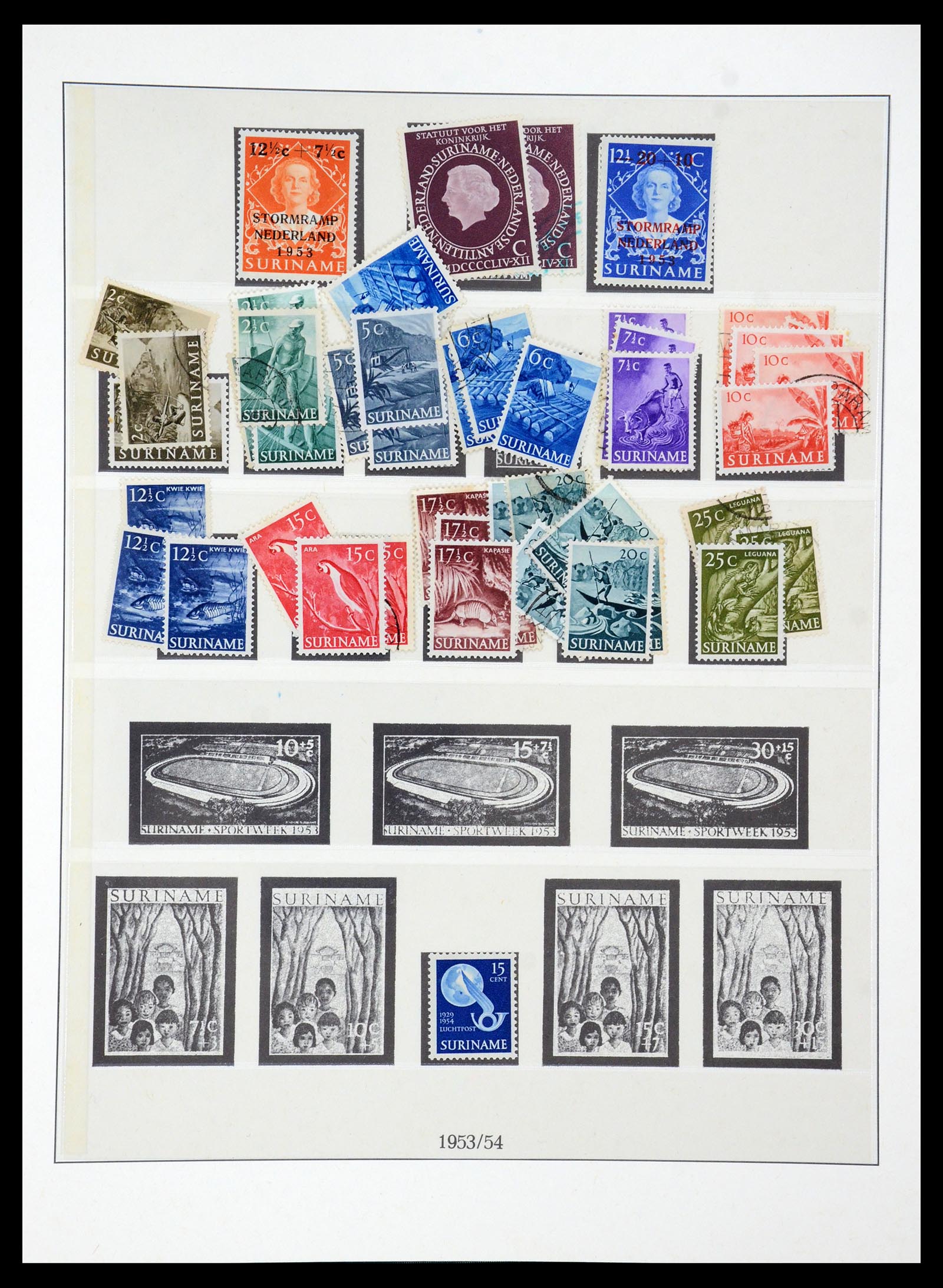 36406 028 - Postzegelverzameling 36406 Suriname 1873-1975.