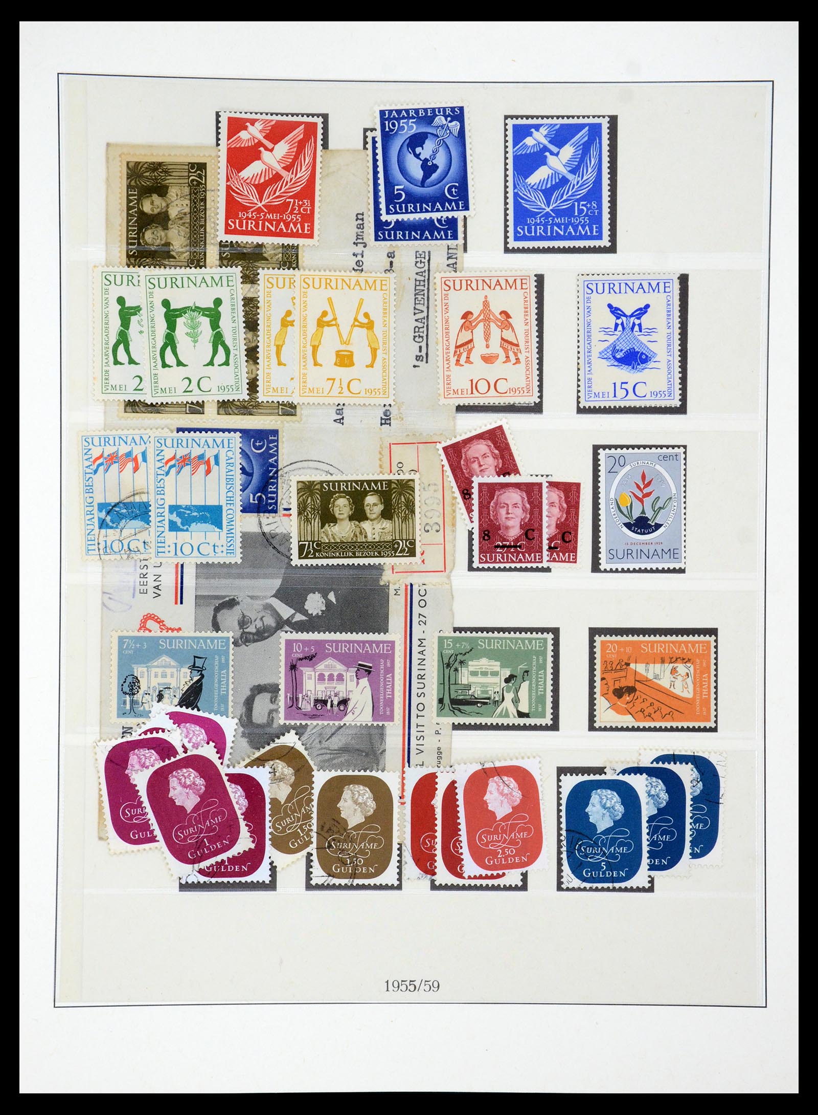 36406 032 - Postzegelverzameling 36406 Suriname 1873-1975.