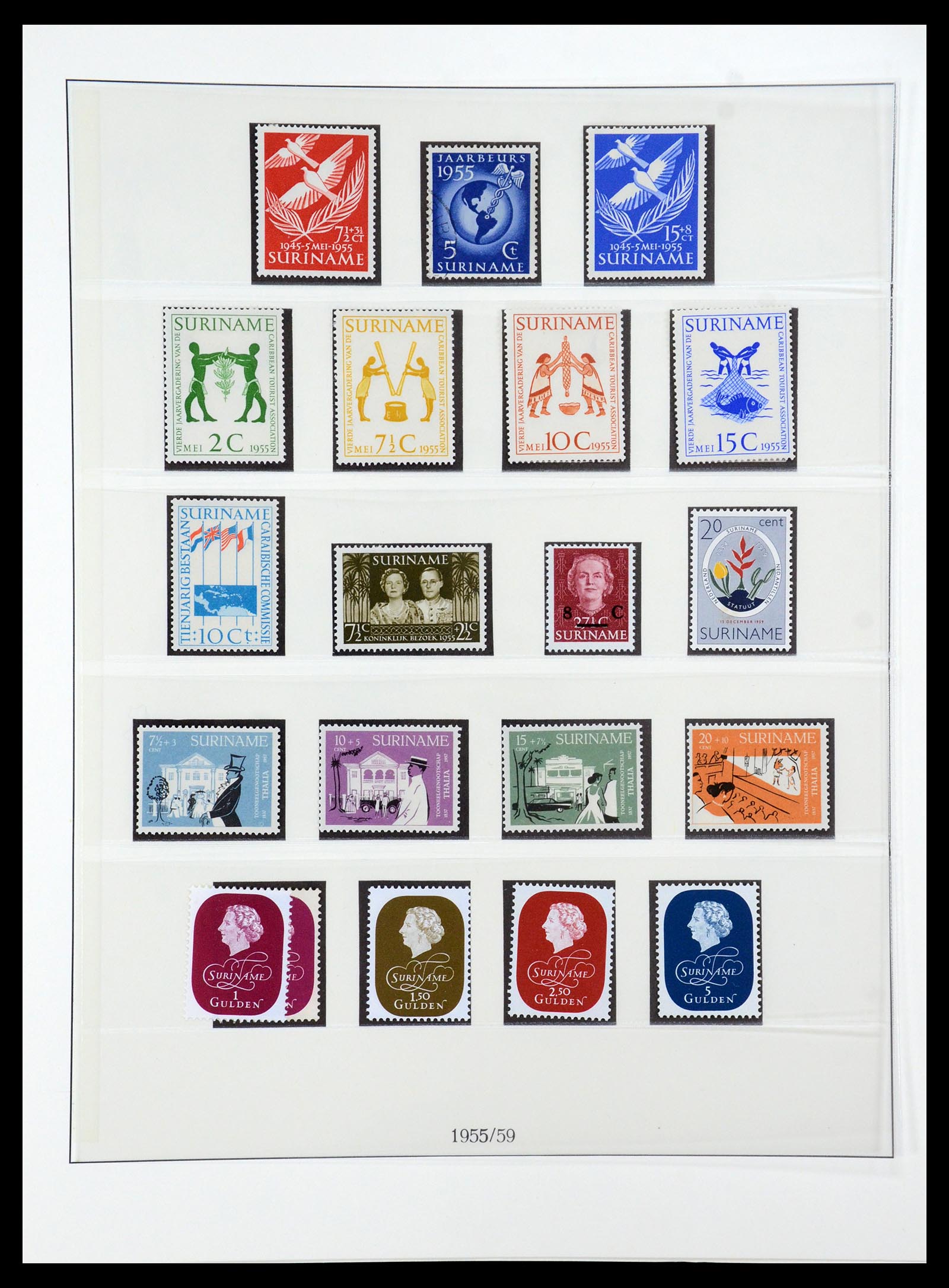 36406 033 - Postzegelverzameling 36406 Suriname 1873-1975.