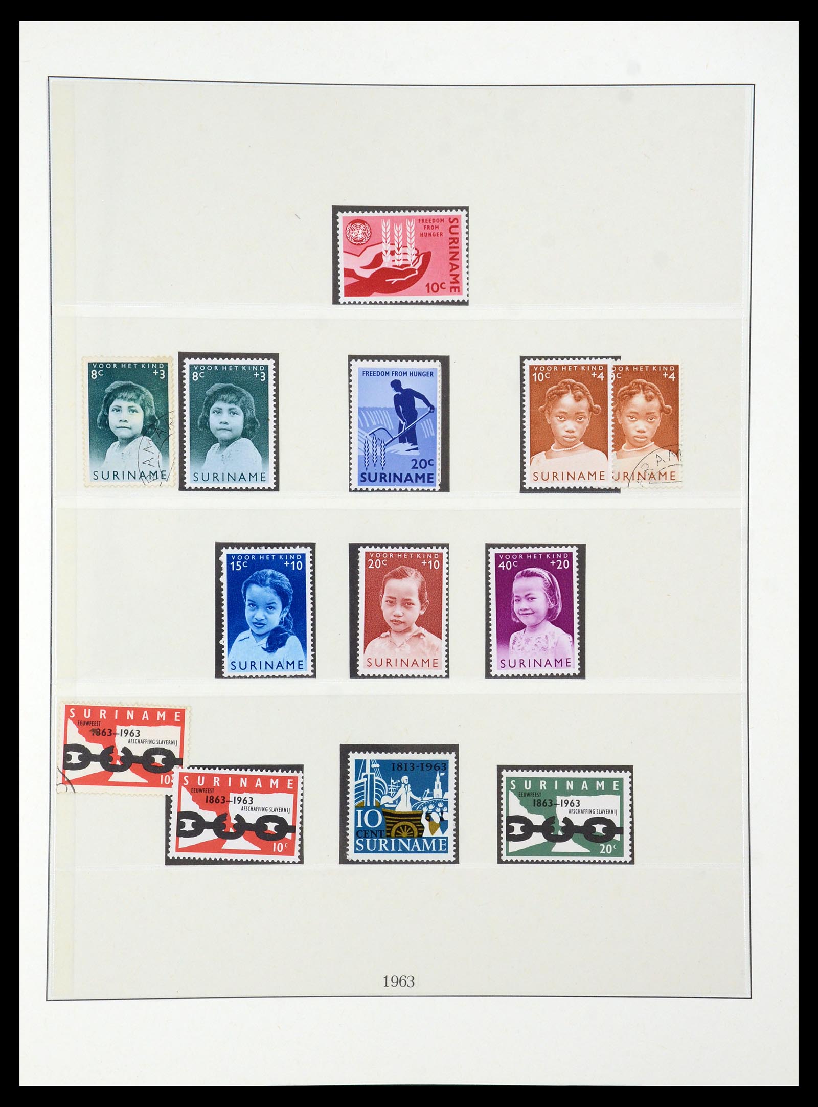 36406 046 - Postzegelverzameling 36406 Suriname 1873-1975.