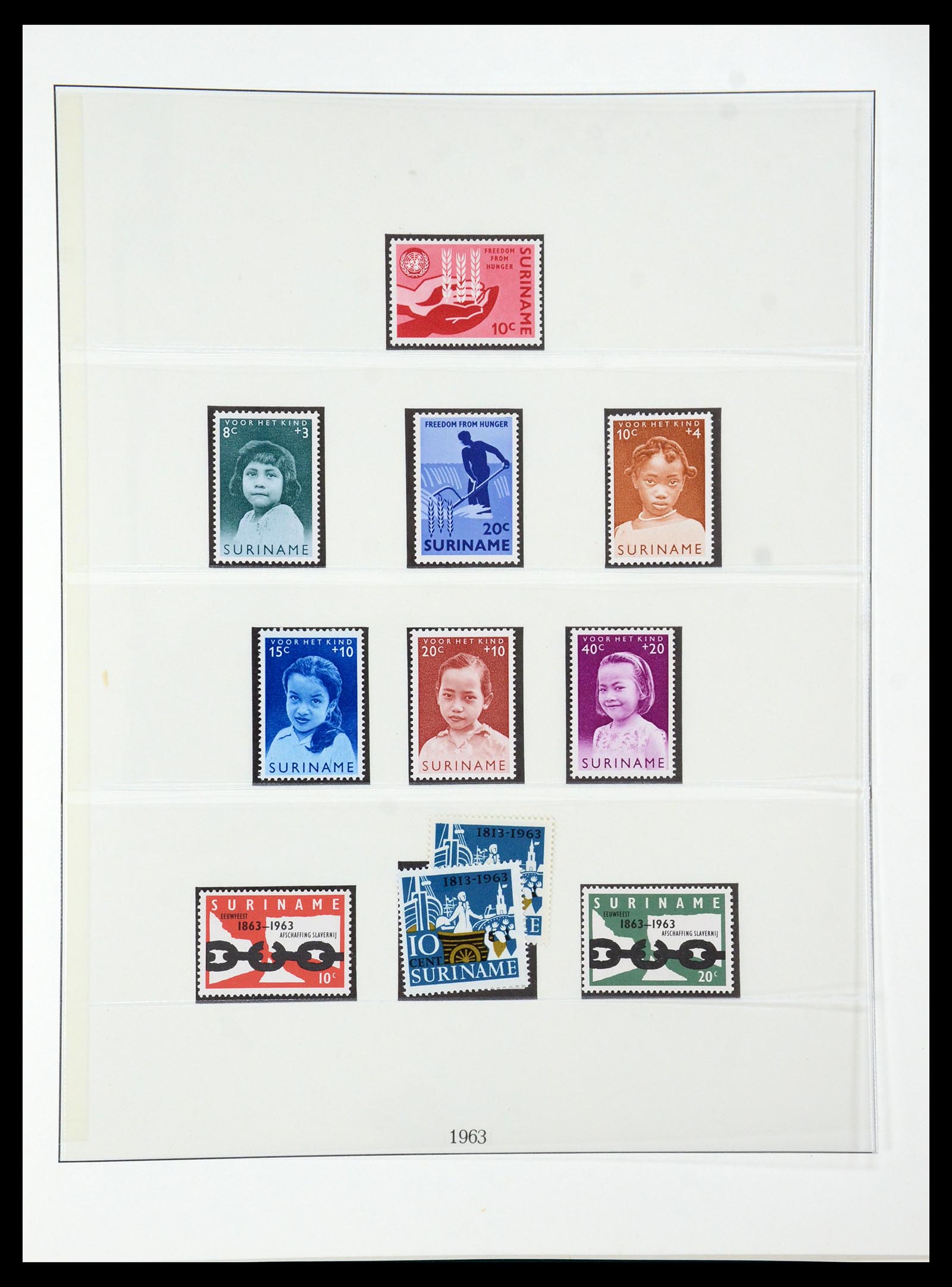 36406 047 - Postzegelverzameling 36406 Suriname 1873-1975.