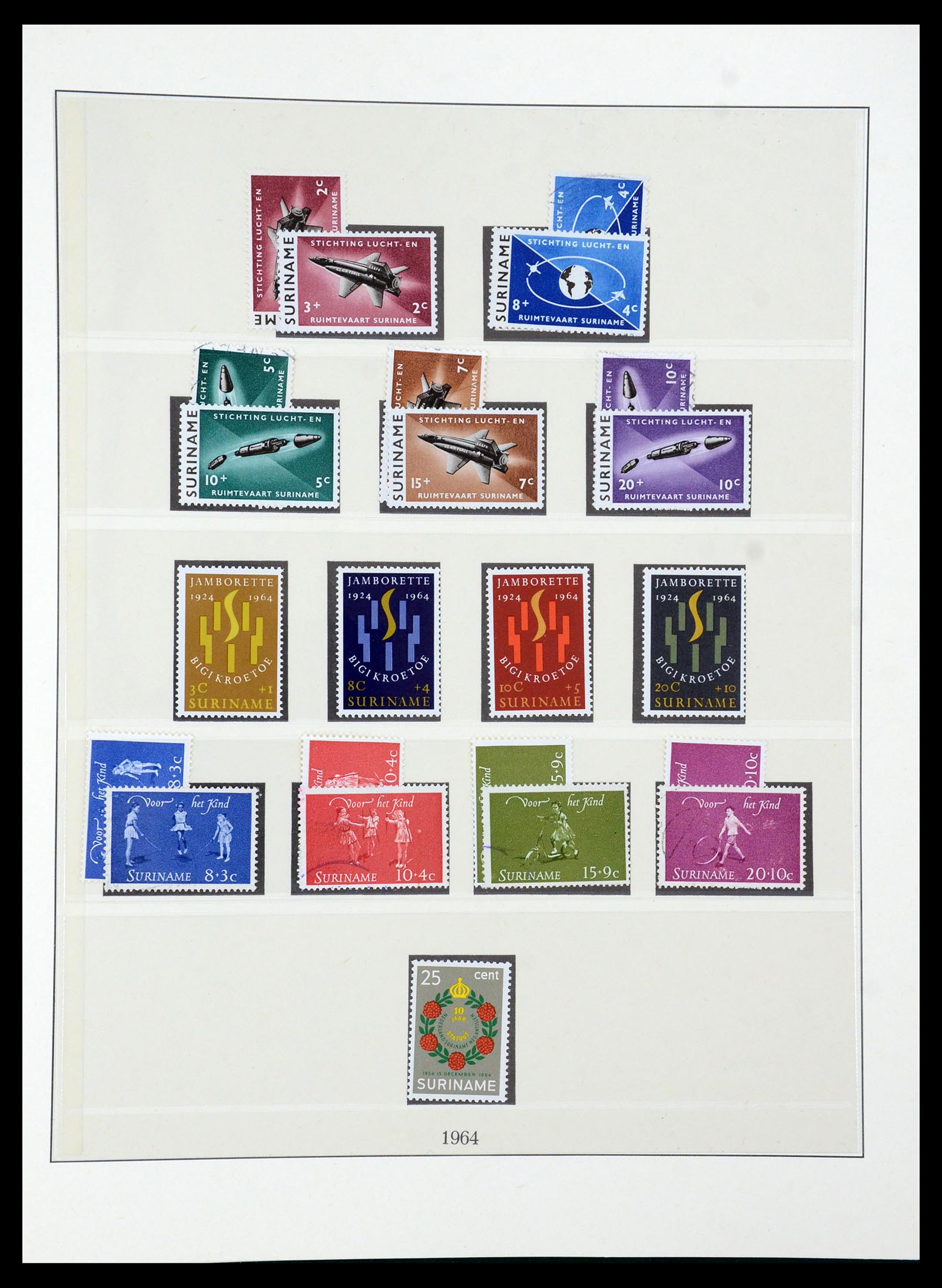 36406 050 - Postzegelverzameling 36406 Suriname 1873-1975.