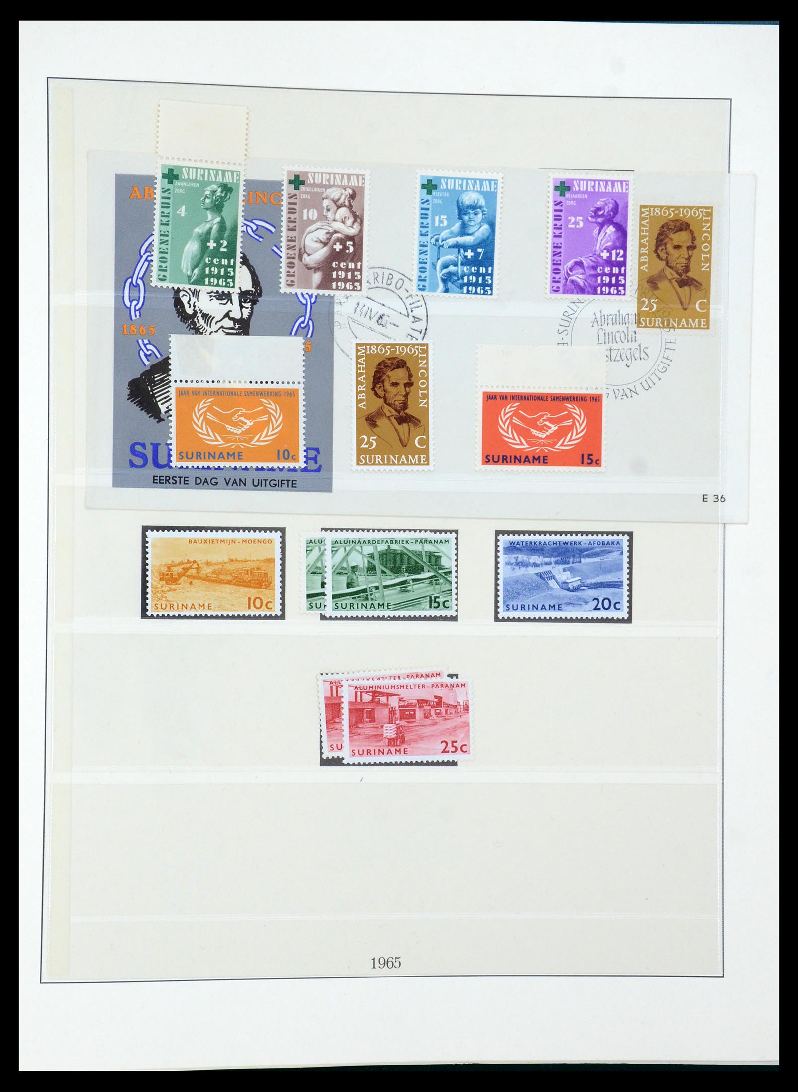 36406 055 - Postzegelverzameling 36406 Suriname 1873-1975.