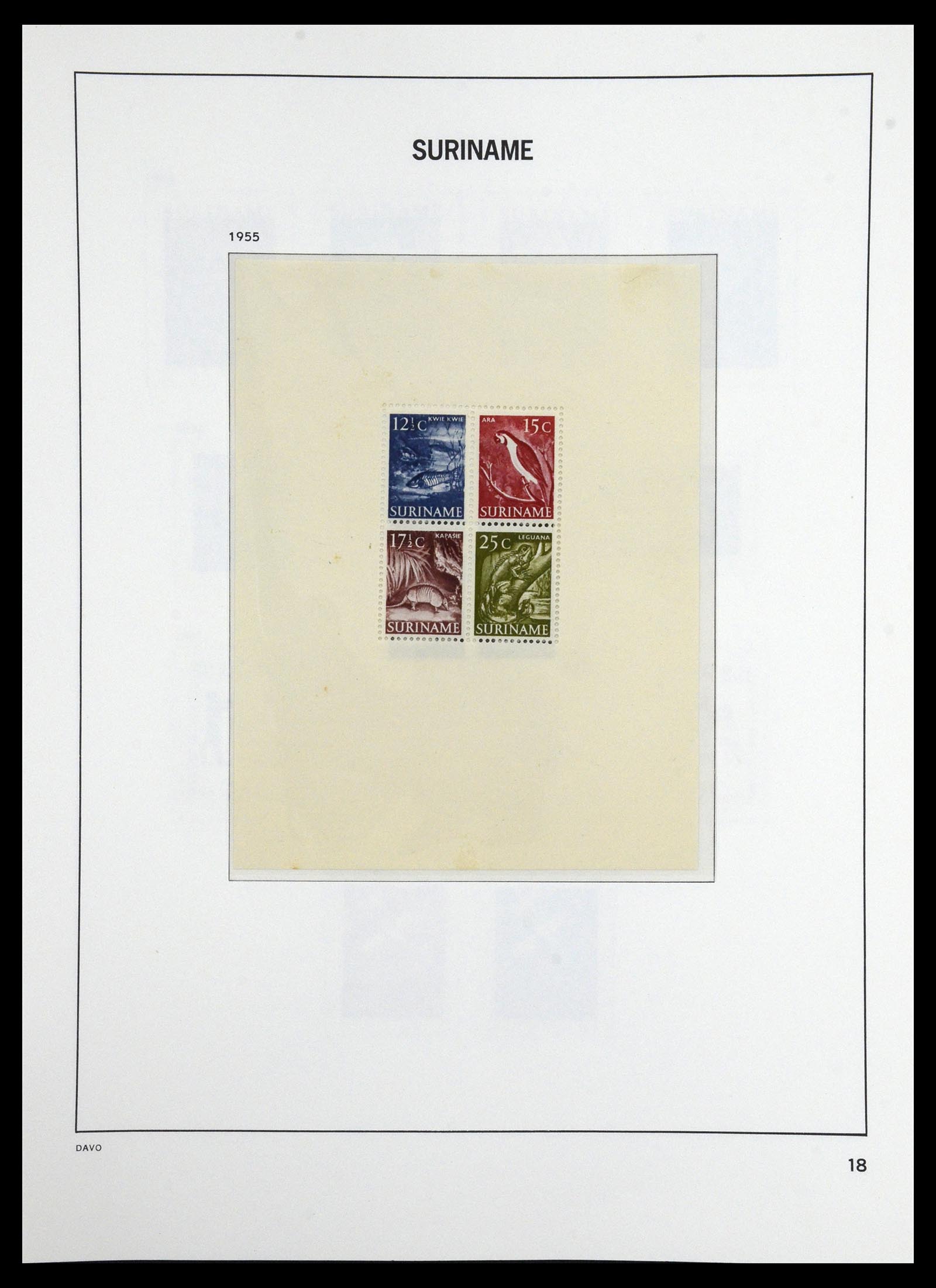 36407 011 - Postzegelverzameling 36407 Suriname 1927-1990.