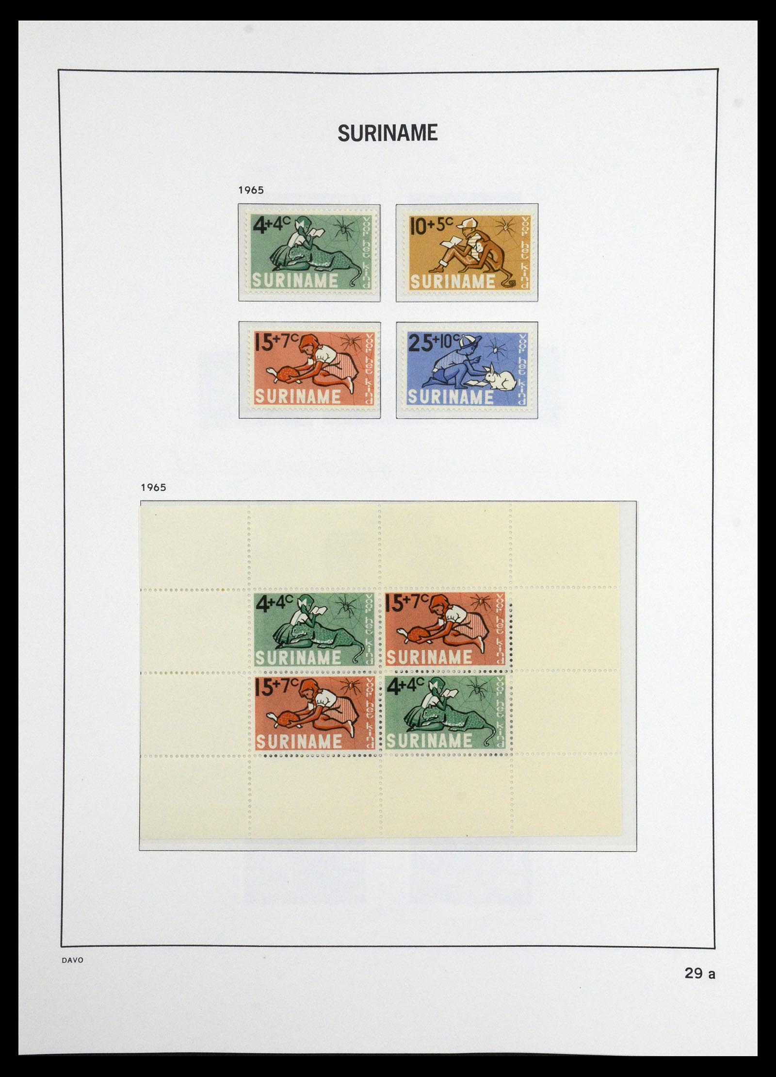 36407 023 - Postzegelverzameling 36407 Suriname 1927-1990.