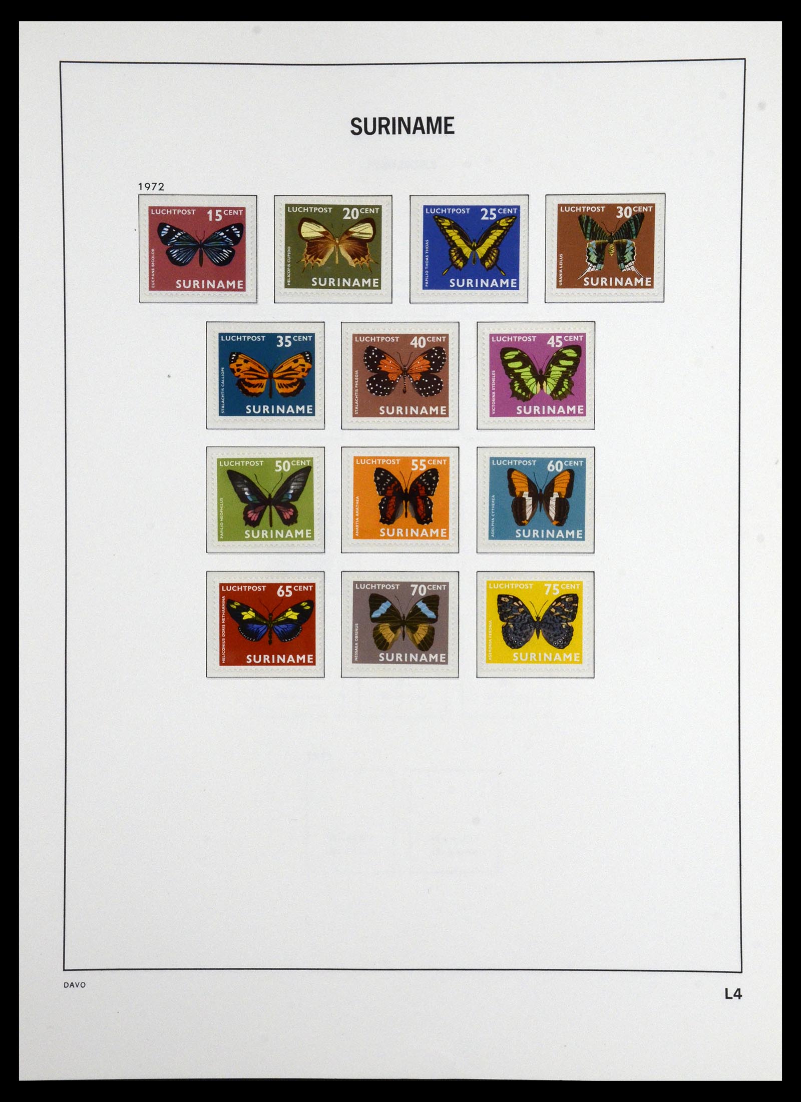 36407 048 - Postzegelverzameling 36407 Suriname 1927-1990.