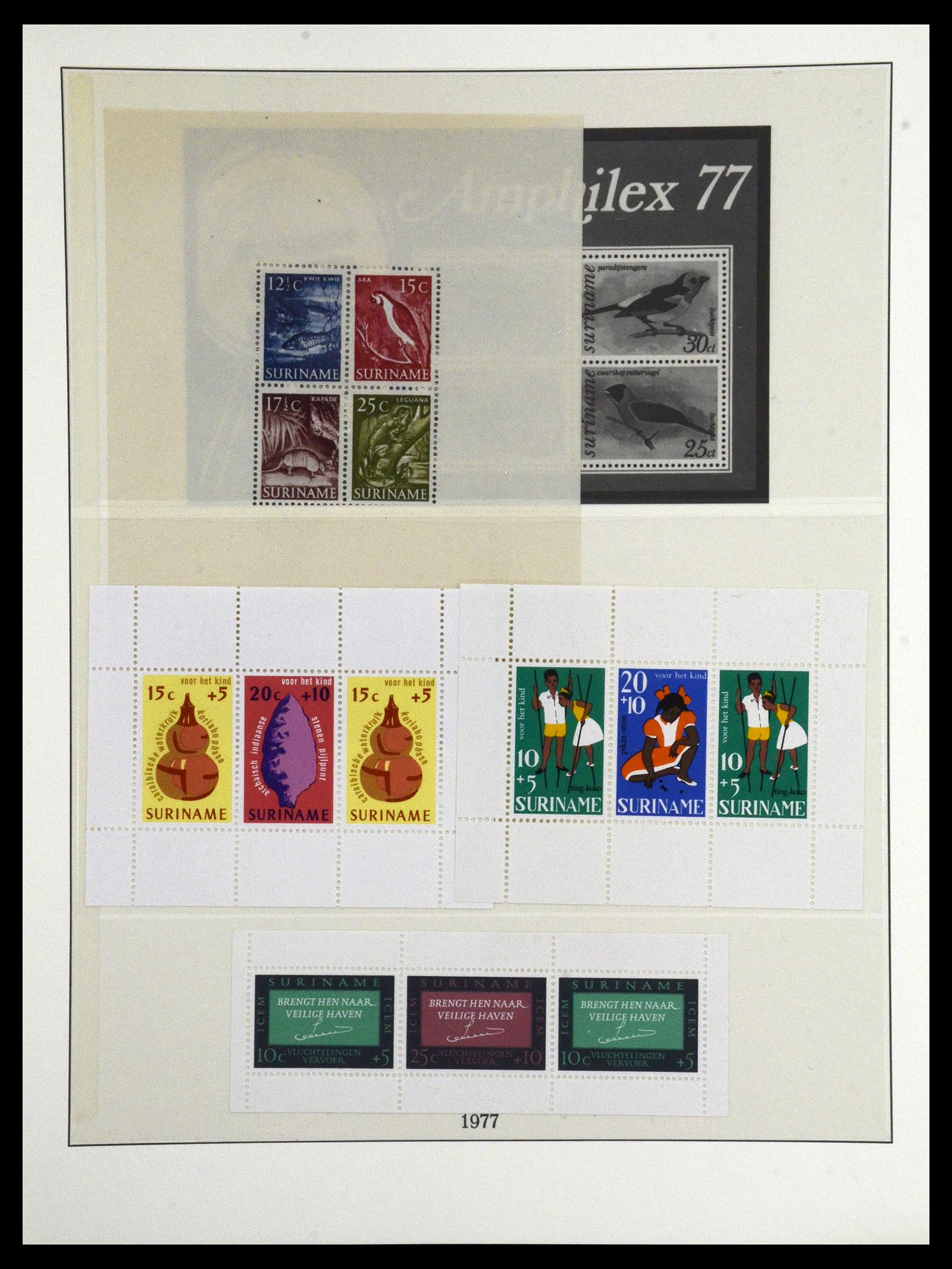 36407 059 - Postzegelverzameling 36407 Suriname 1927-1990.