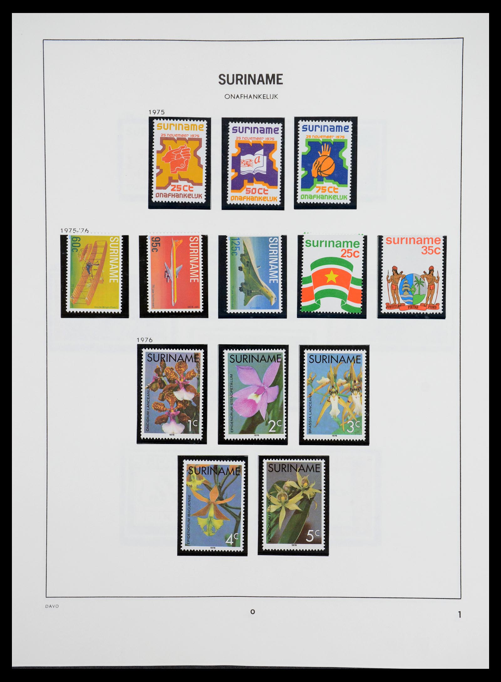 36407 100 - Postzegelverzameling 36407 Suriname 1927-1990.