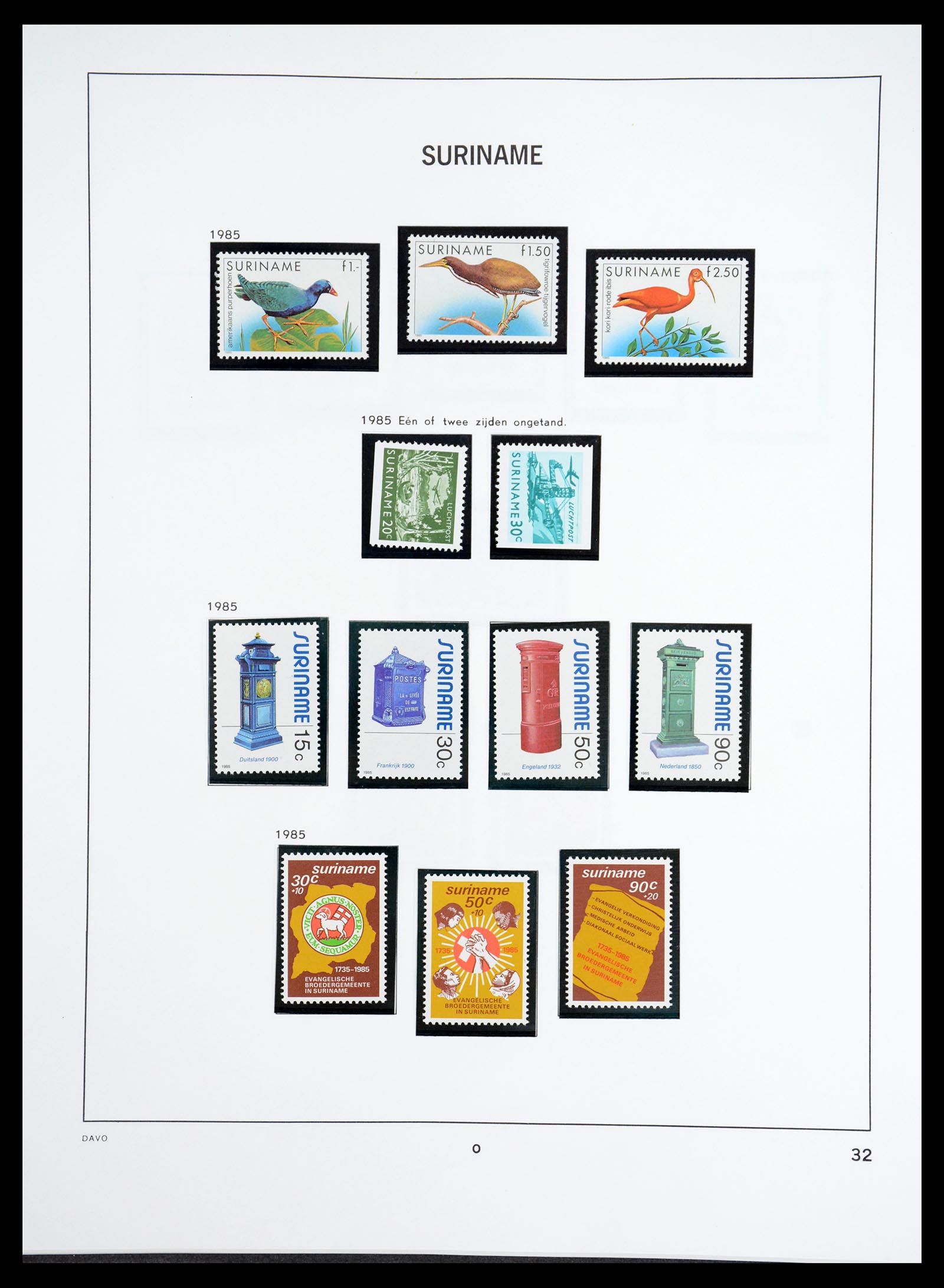 36407 123 - Postzegelverzameling 36407 Suriname 1927-1990.