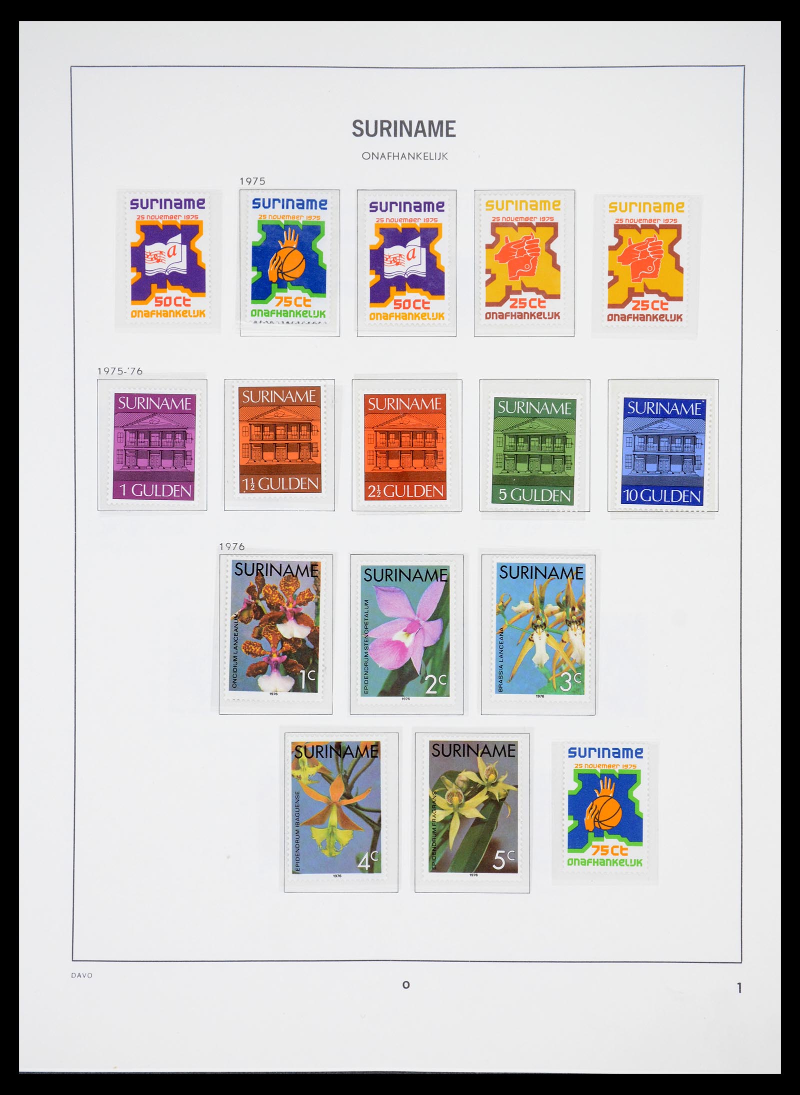 36407 125 - Postzegelverzameling 36407 Suriname 1927-1990.
