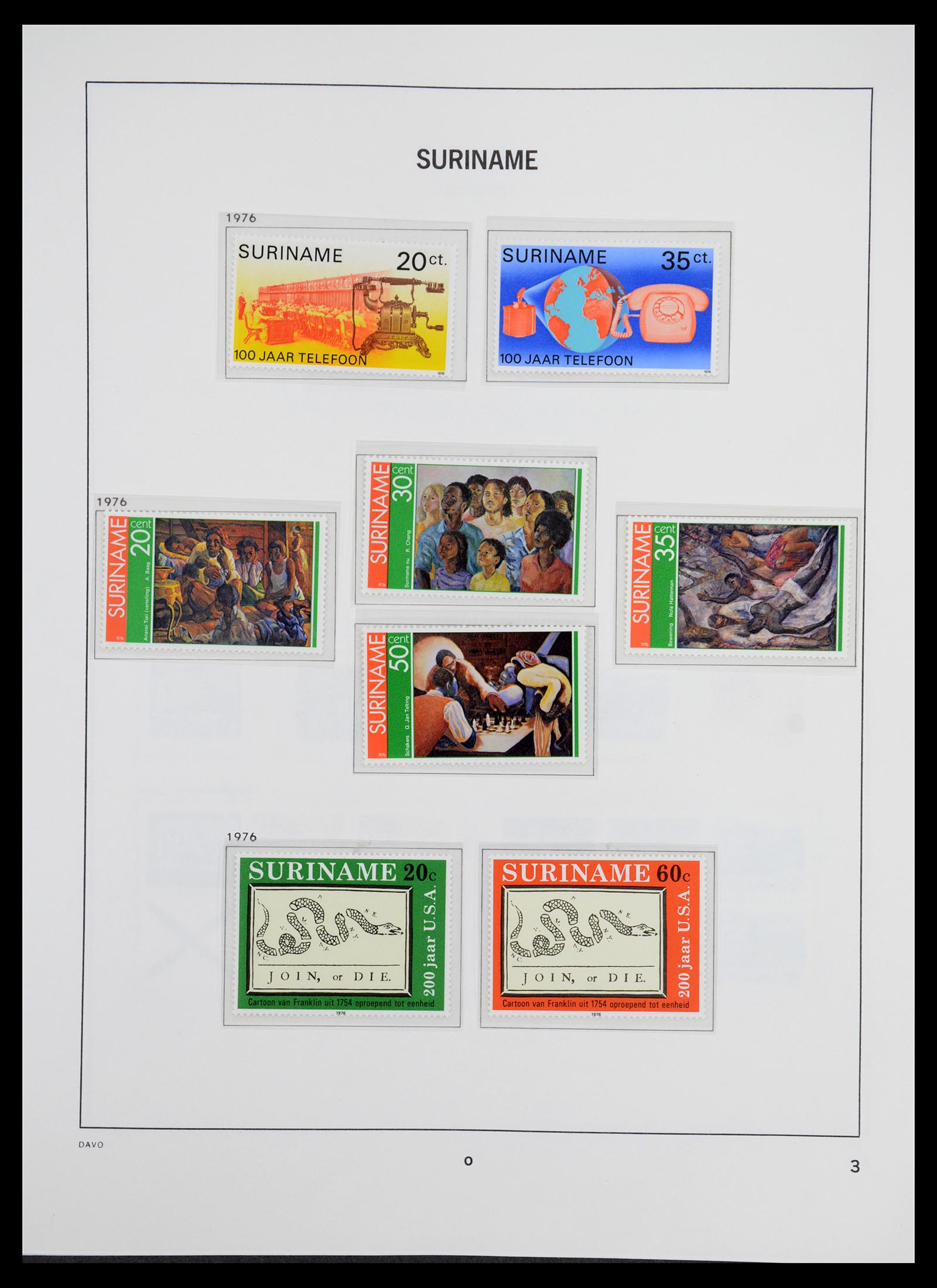 36407 127 - Postzegelverzameling 36407 Suriname 1927-1990.