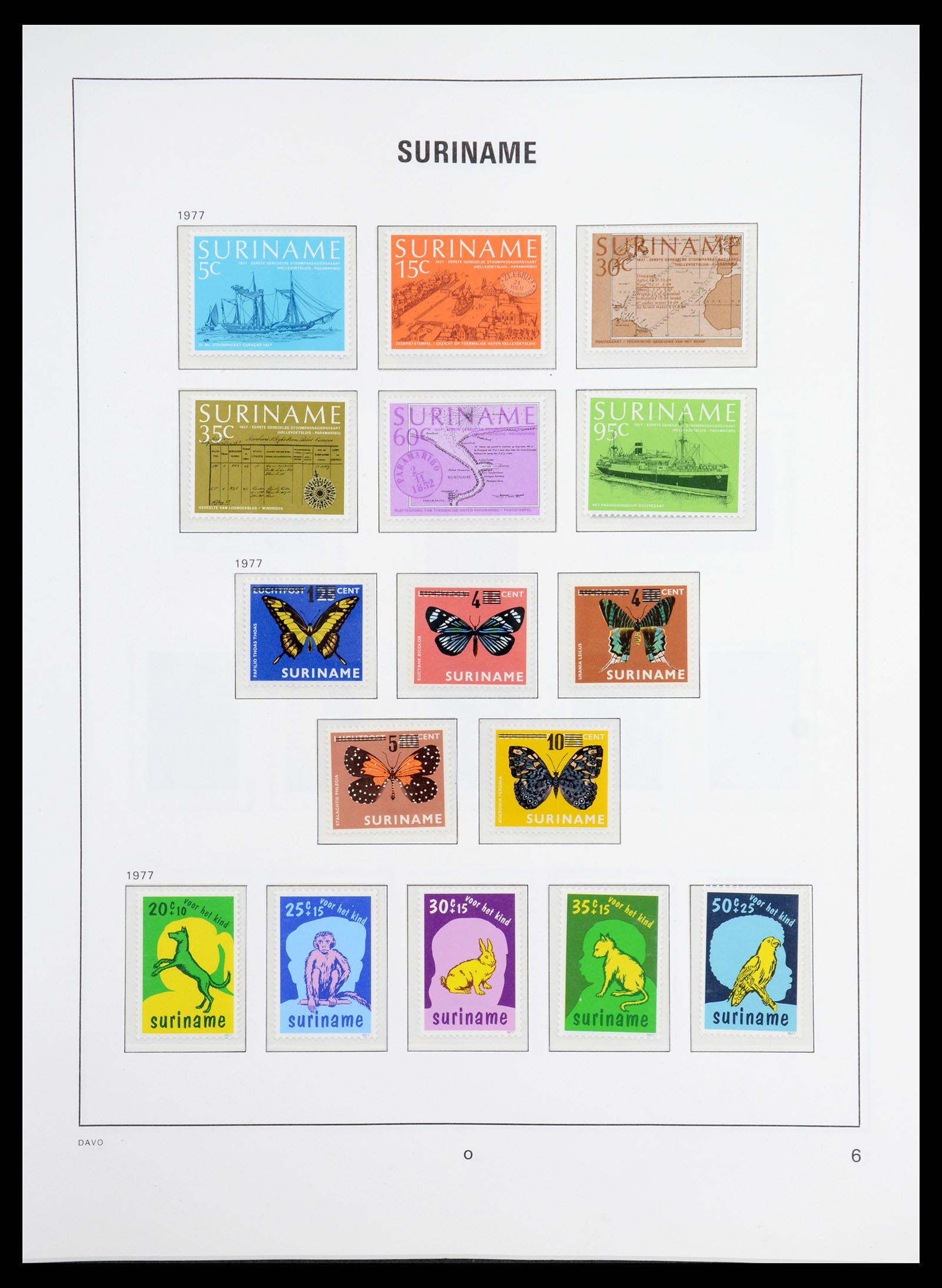 36407 132 - Postzegelverzameling 36407 Suriname 1927-1990.