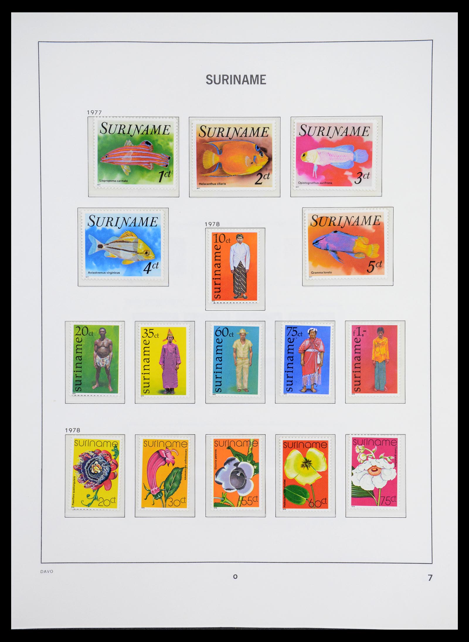 36407 133 - Postzegelverzameling 36407 Suriname 1927-1990.