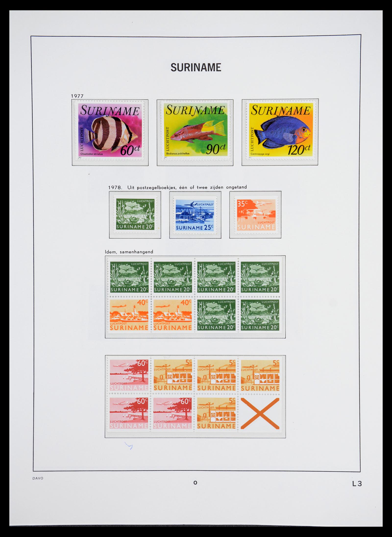 36407 134 - Postzegelverzameling 36407 Suriname 1927-1990.