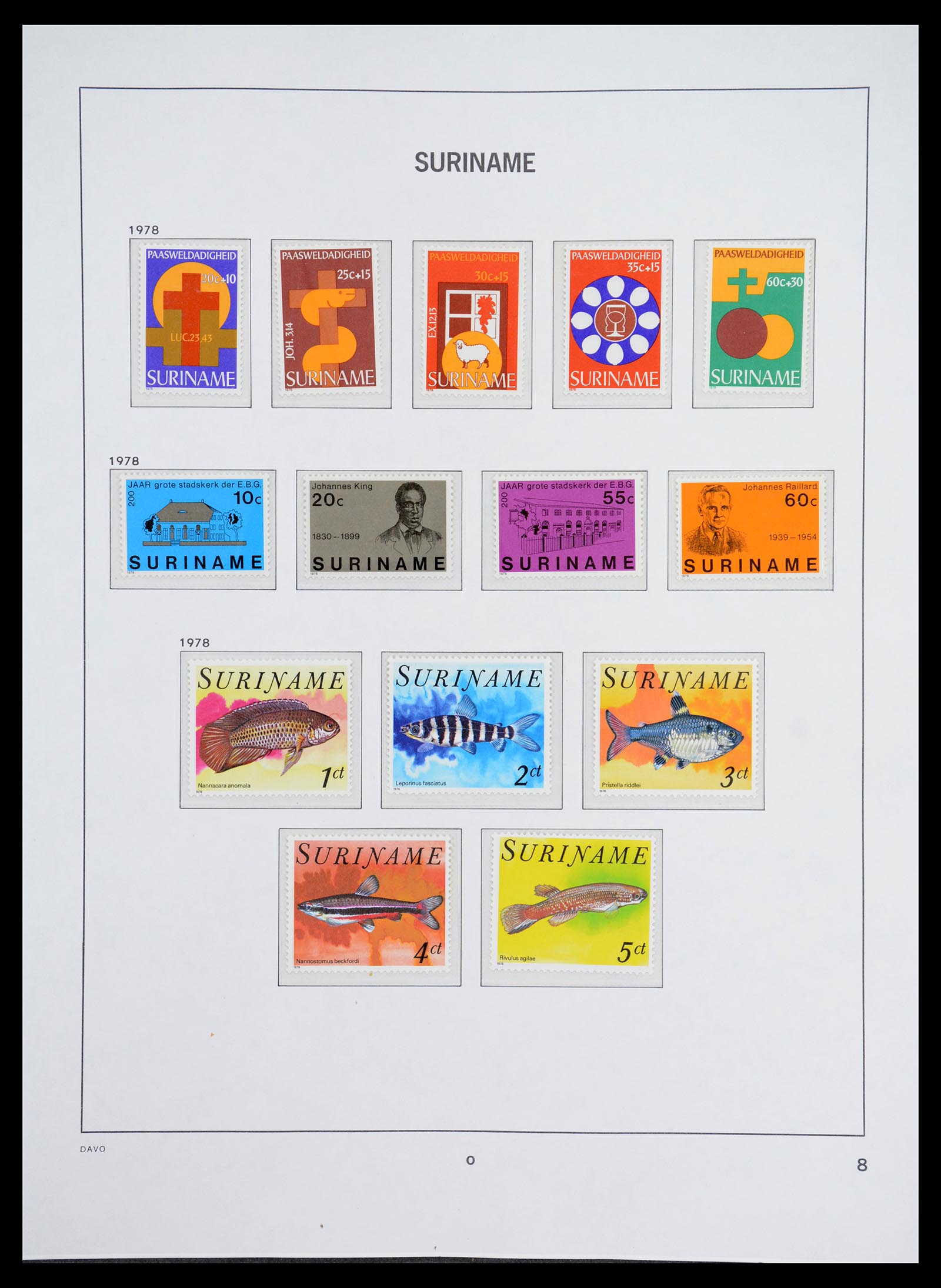 36407 136 - Postzegelverzameling 36407 Suriname 1927-1990.