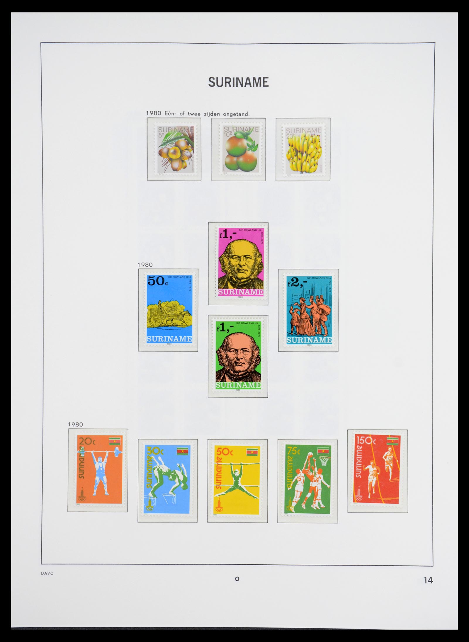 36407 143 - Postzegelverzameling 36407 Suriname 1927-1990.
