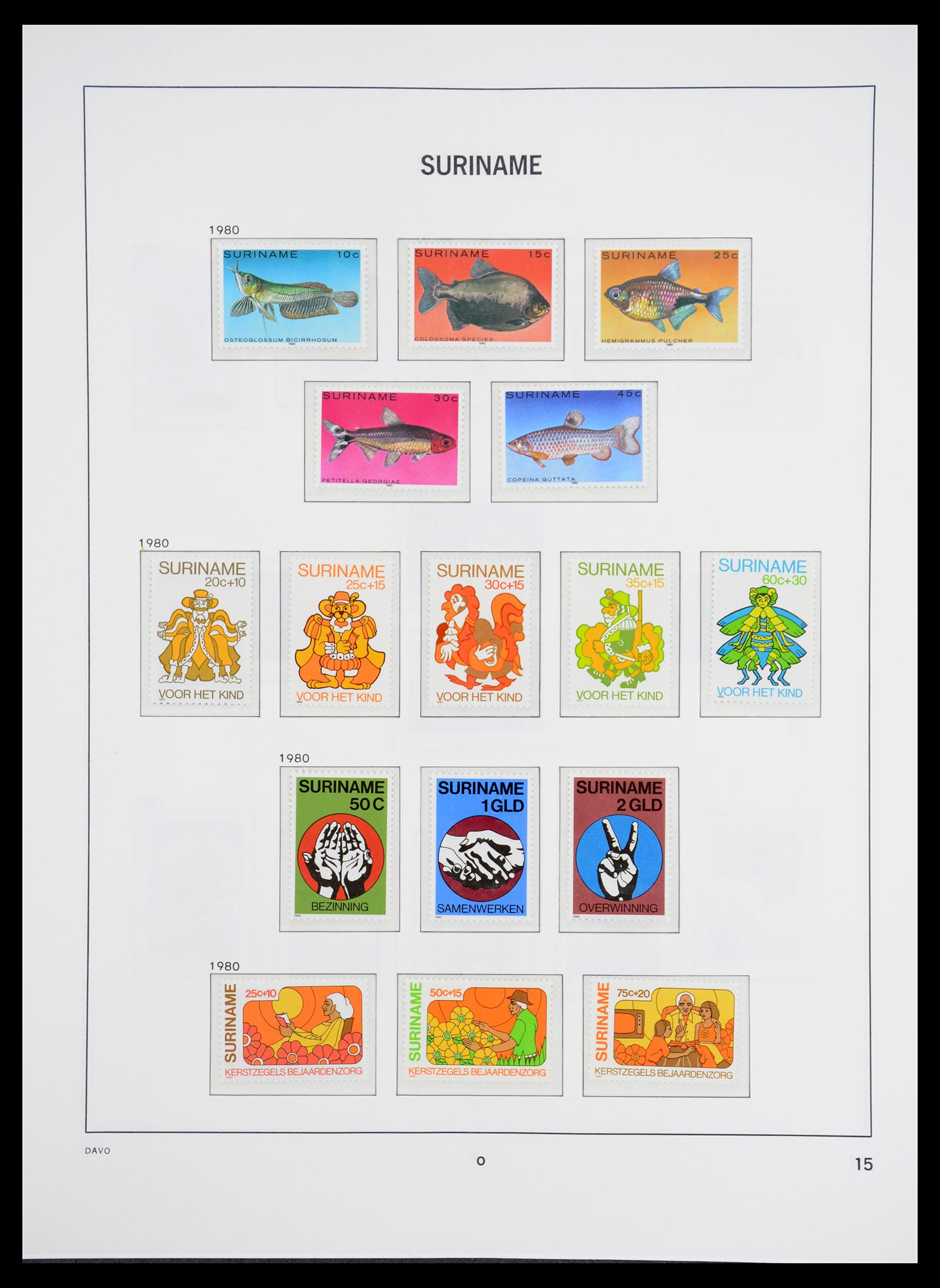 36407 145 - Postzegelverzameling 36407 Suriname 1927-1990.