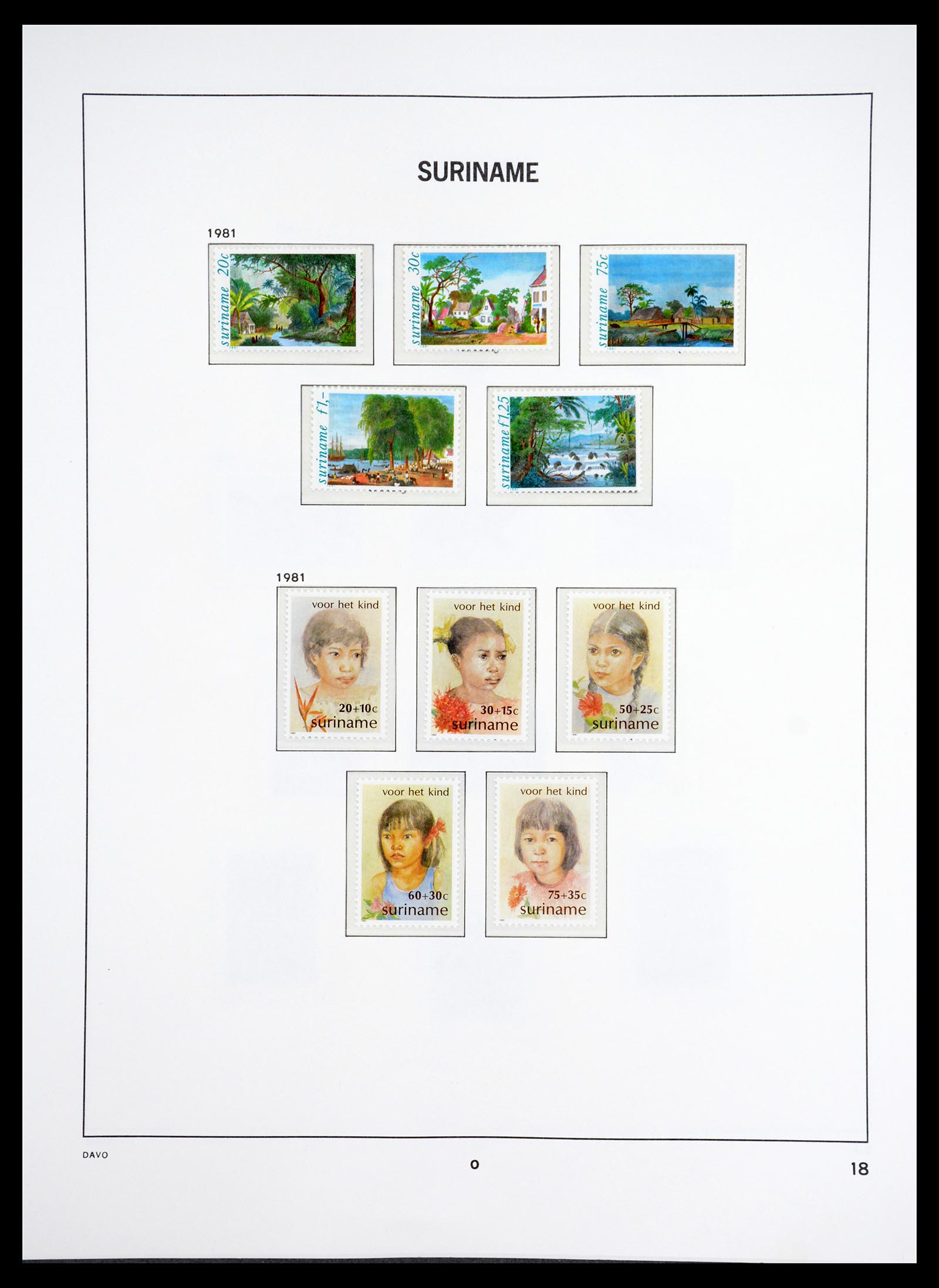 36407 148 - Postzegelverzameling 36407 Suriname 1927-1990.