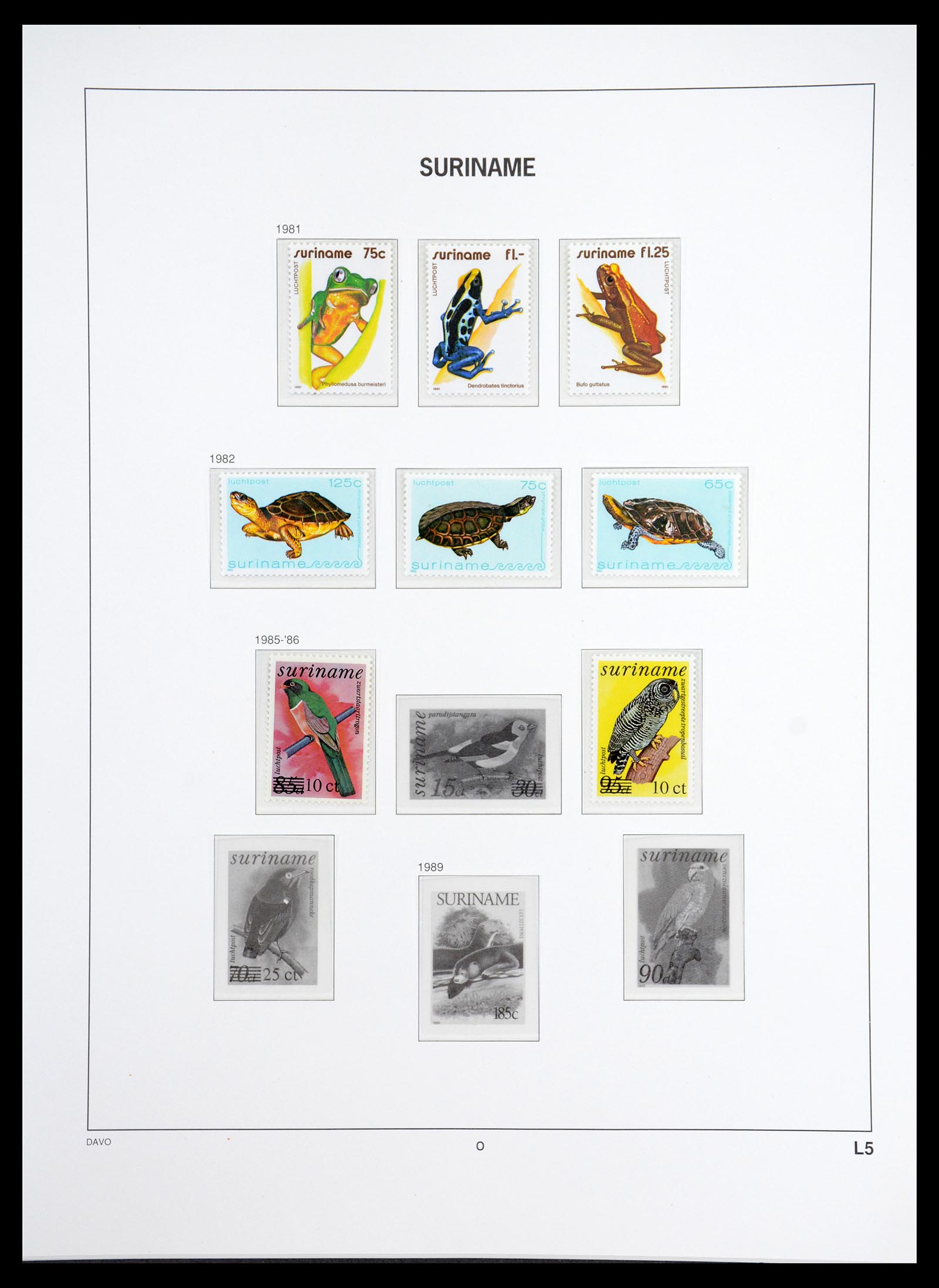 36407 149 - Postzegelverzameling 36407 Suriname 1927-1990.