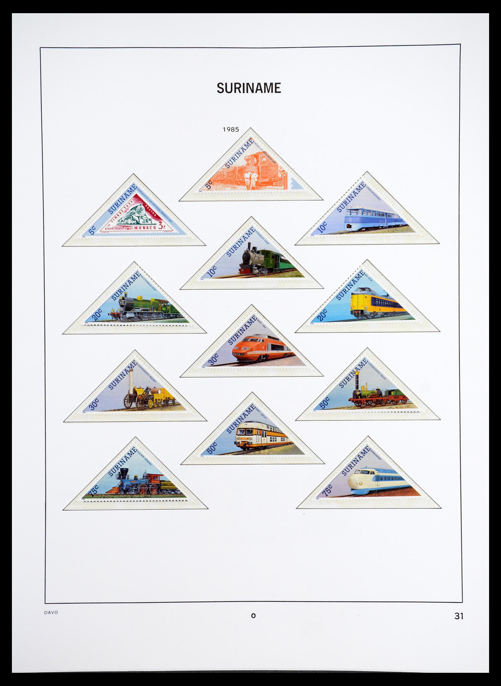 36407 162 - Postzegelverzameling 36407 Suriname 1927-1990.