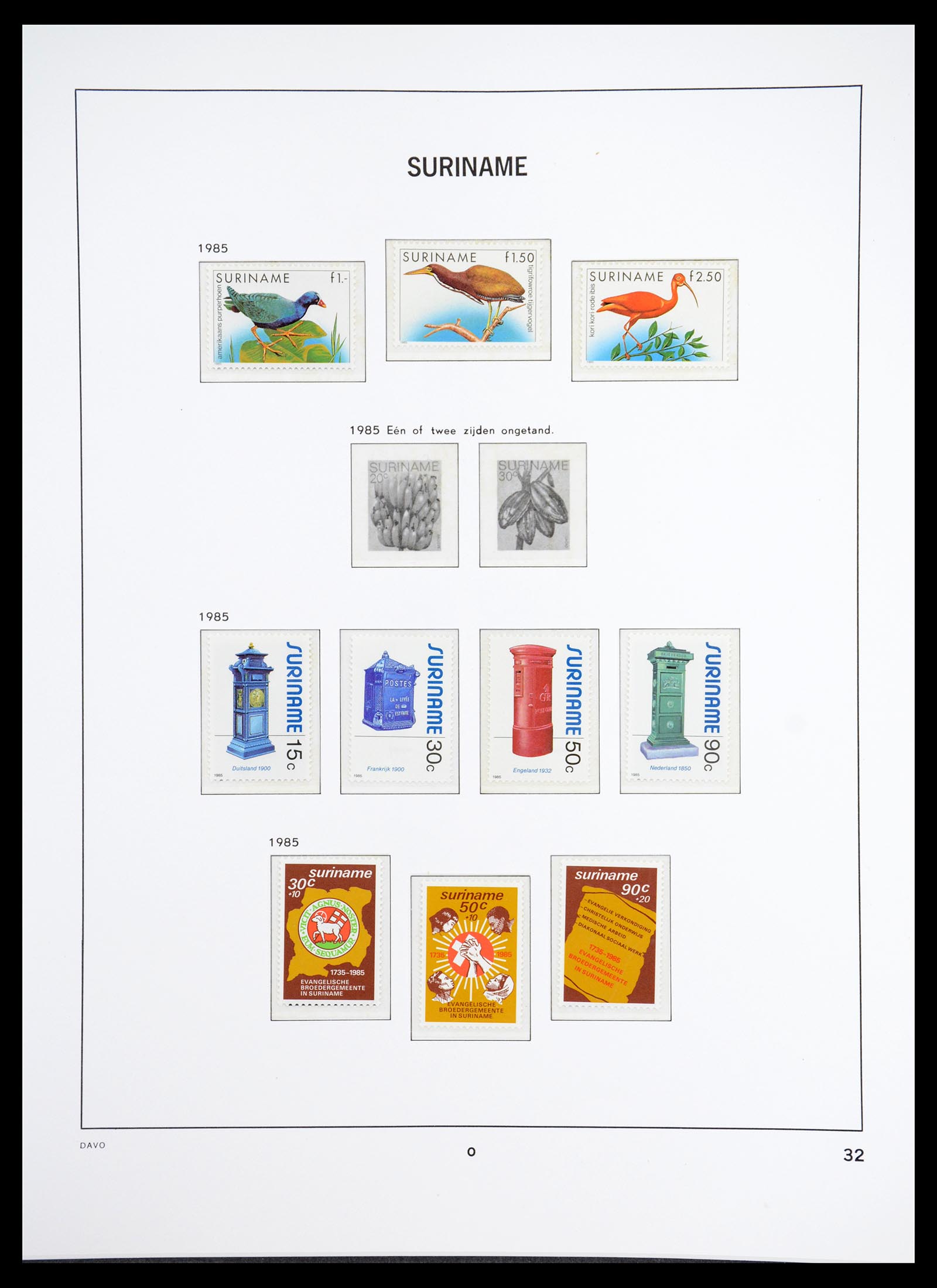 36407 163 - Postzegelverzameling 36407 Suriname 1927-1990.