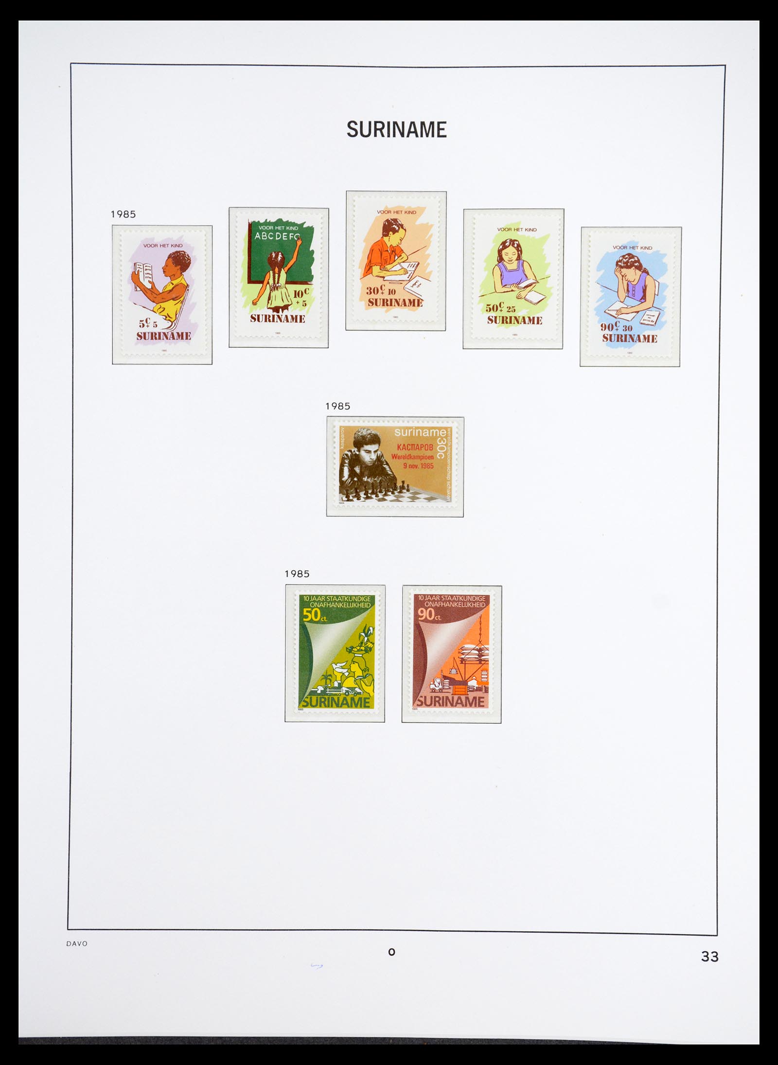 36407 165 - Postzegelverzameling 36407 Suriname 1927-1990.