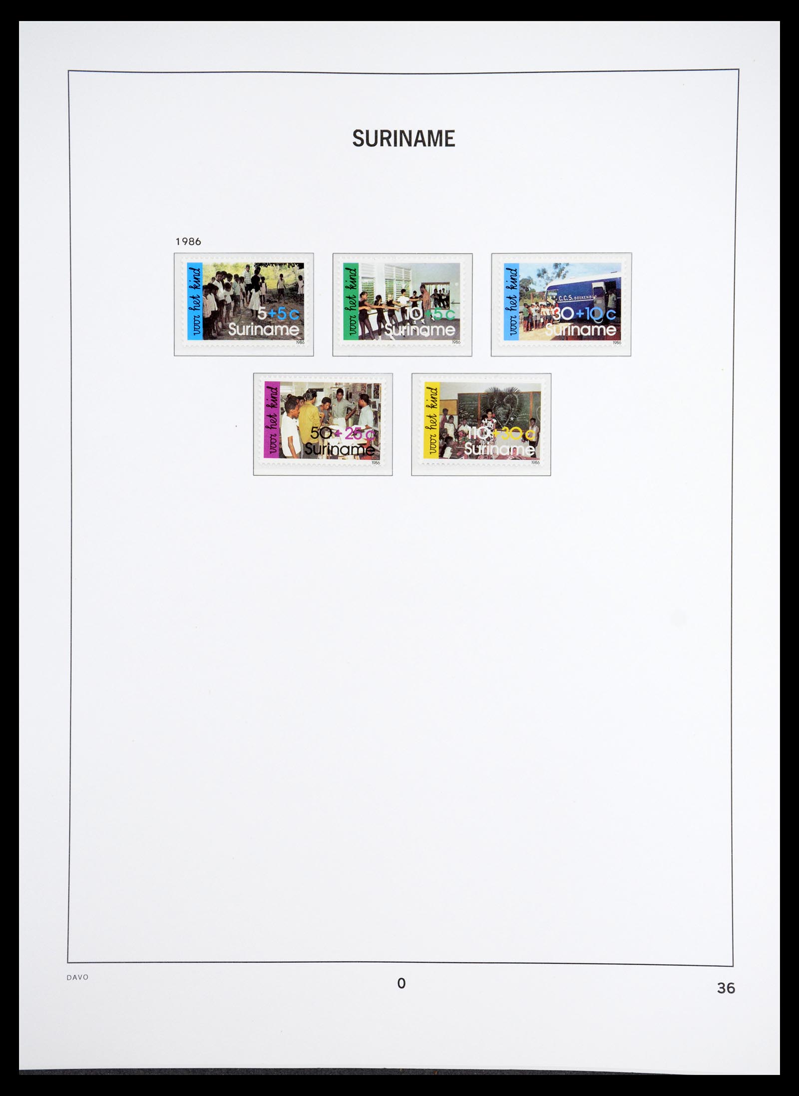 36407 167 - Postzegelverzameling 36407 Suriname 1927-1990.