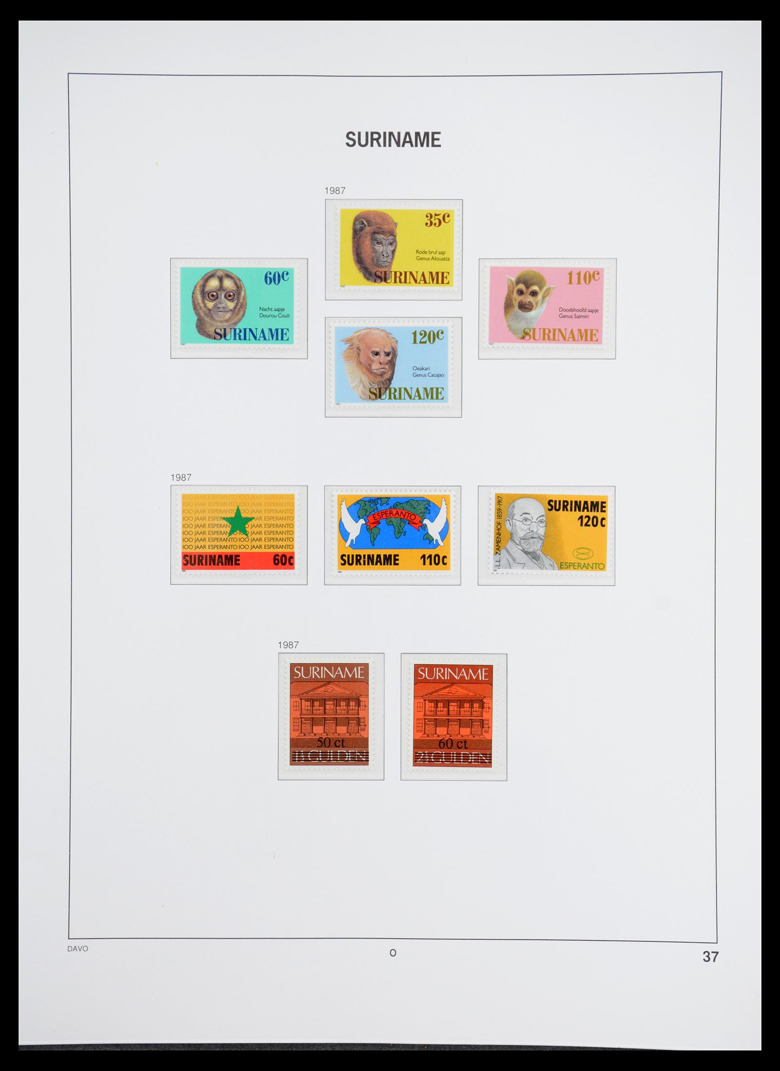 36407 168 - Postzegelverzameling 36407 Suriname 1927-1990.