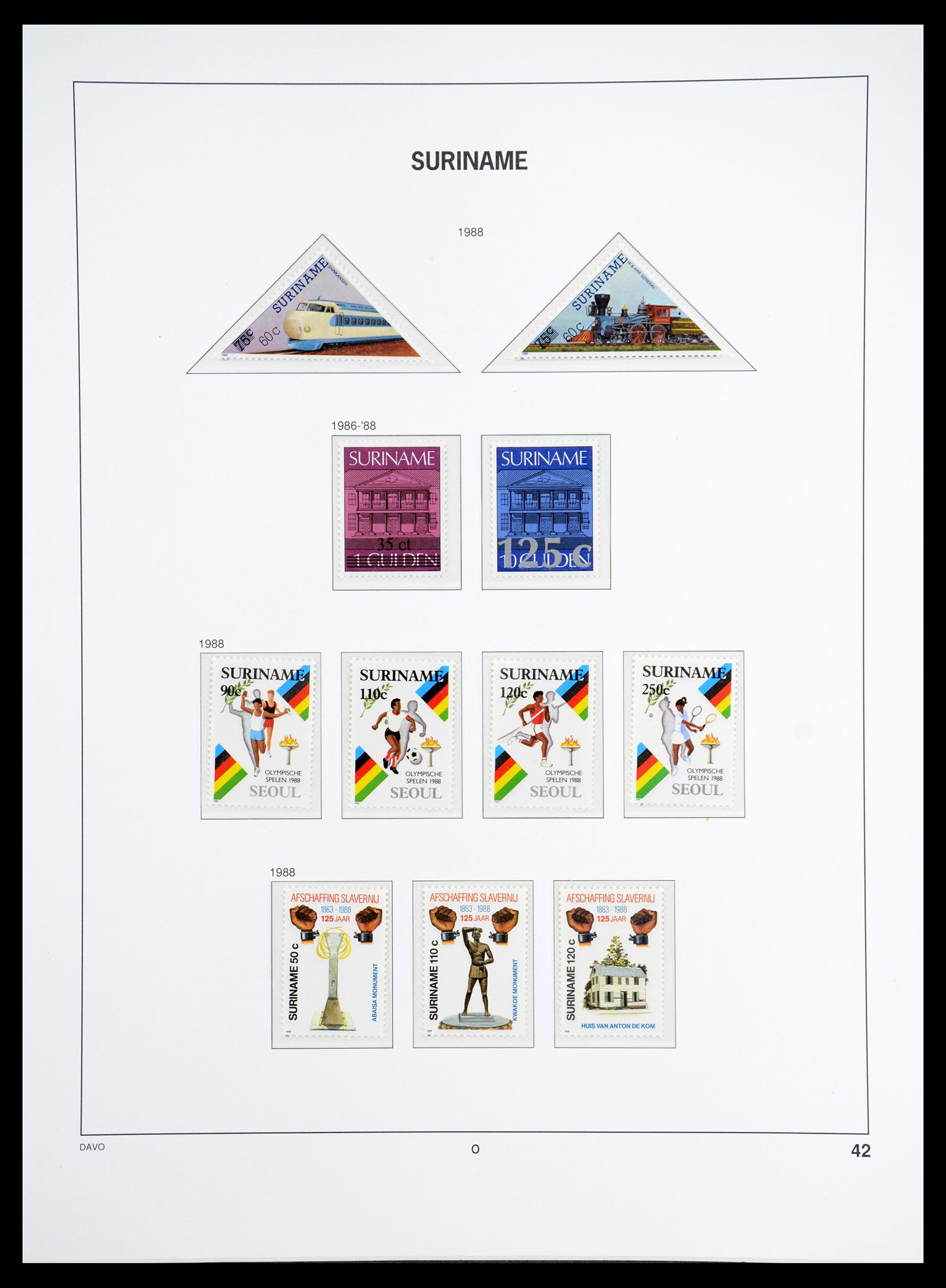 36407 173 - Postzegelverzameling 36407 Suriname 1927-1990.
