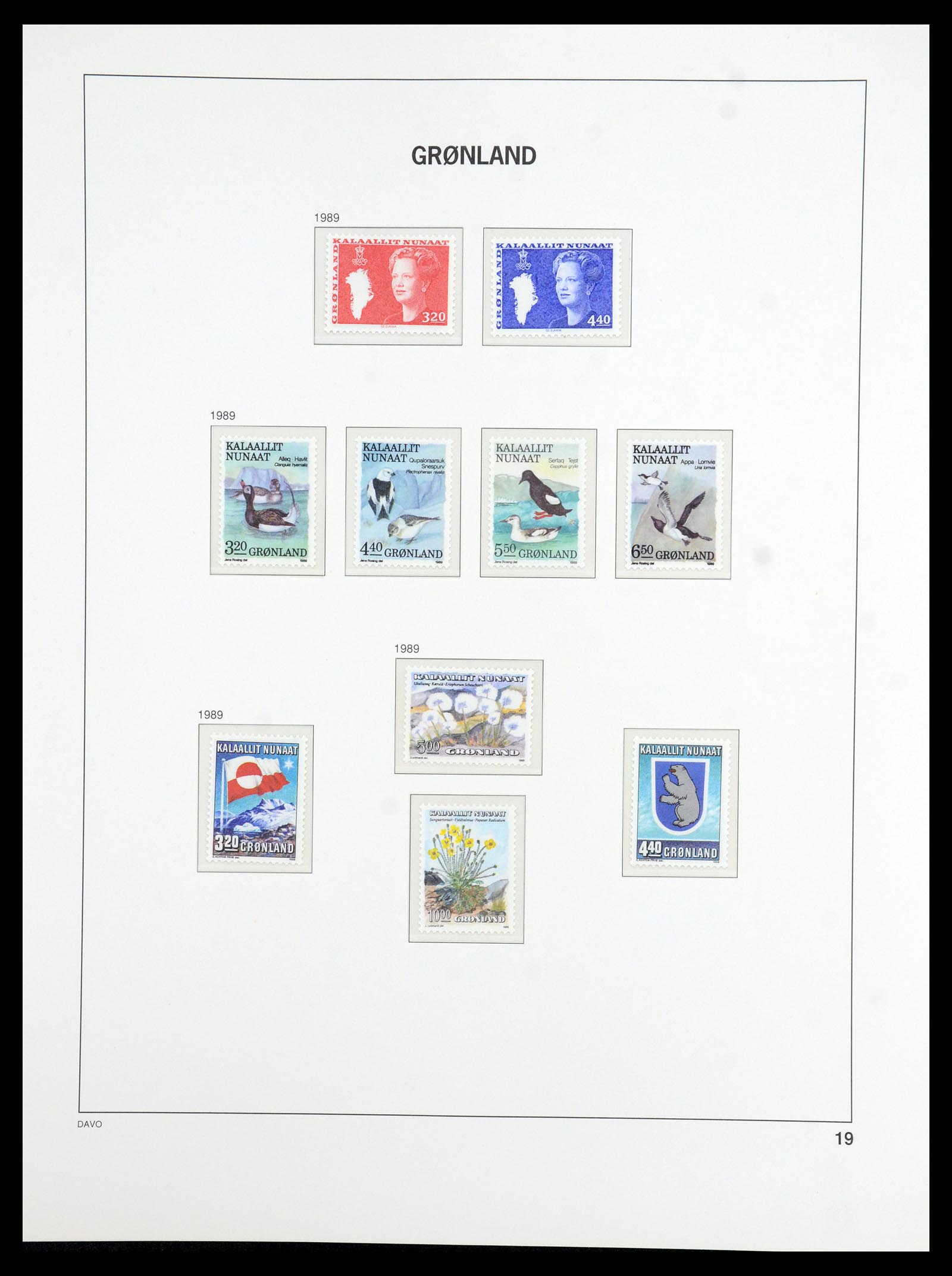36408 019 - Postzegelverzameling 36408 Groenland 1938-2002.