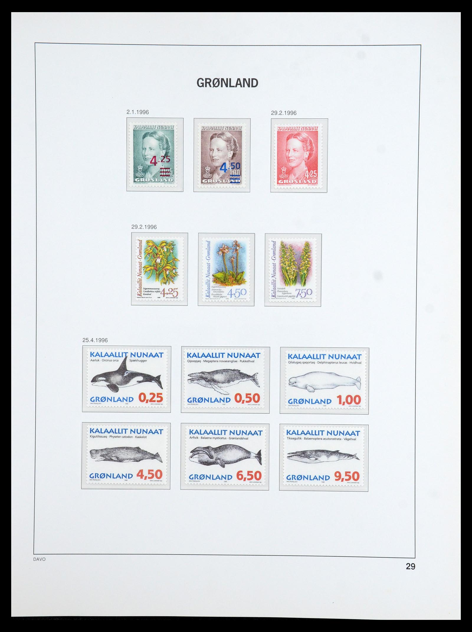 36408 029 - Postzegelverzameling 36408 Groenland 1938-2002.