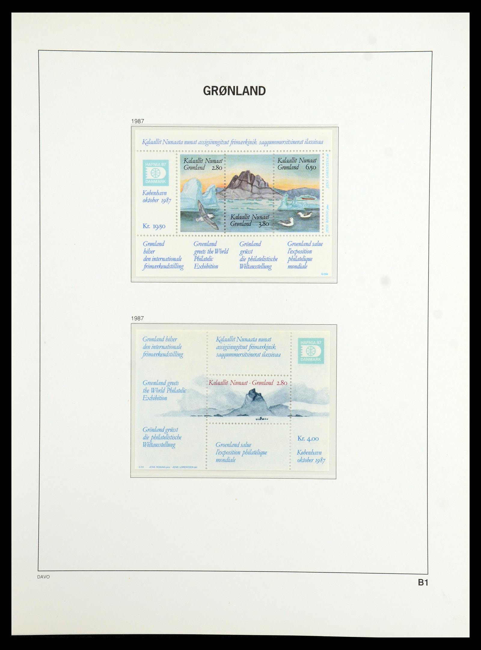36408 043 - Postzegelverzameling 36408 Groenland 1938-2002.
