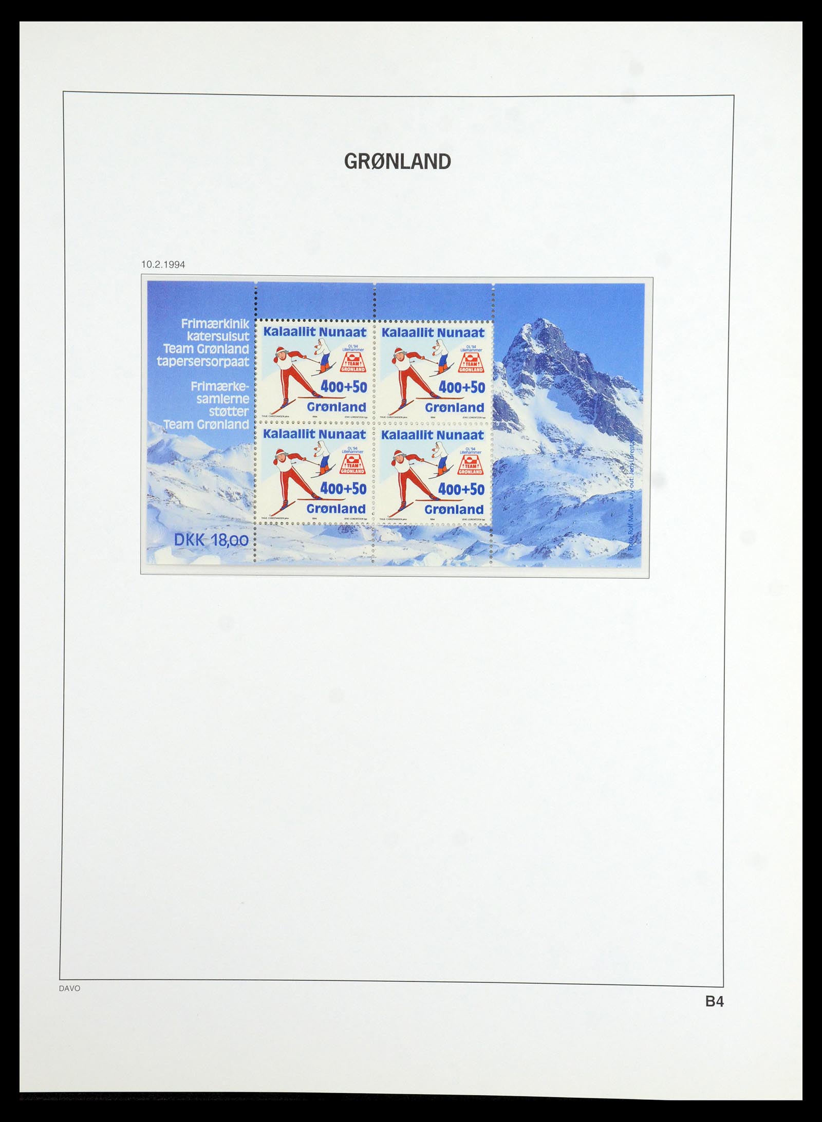 36408 045 - Postzegelverzameling 36408 Groenland 1938-2002.