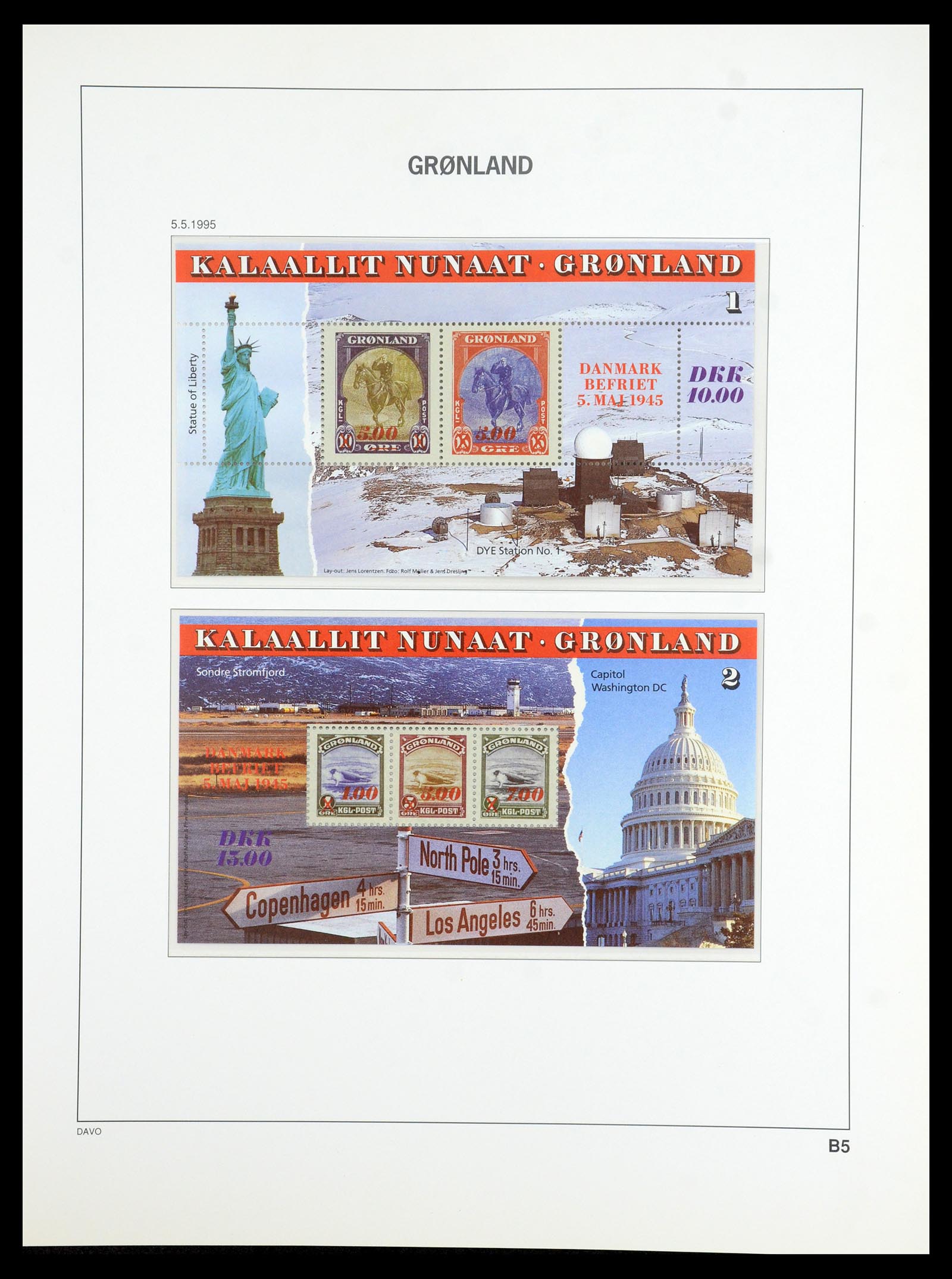 36408 046 - Postzegelverzameling 36408 Groenland 1938-2002.