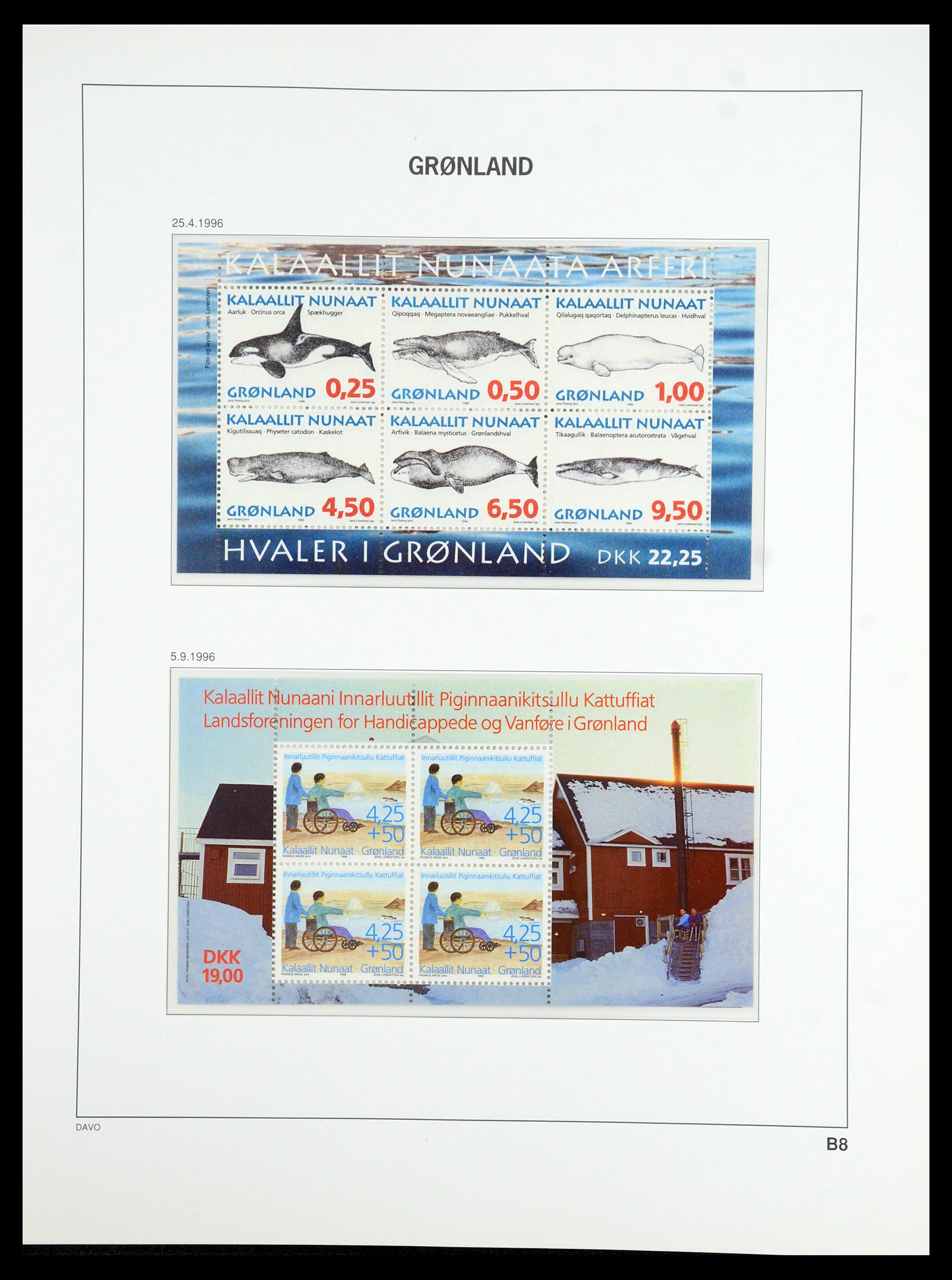 36408 049 - Postzegelverzameling 36408 Groenland 1938-2002.