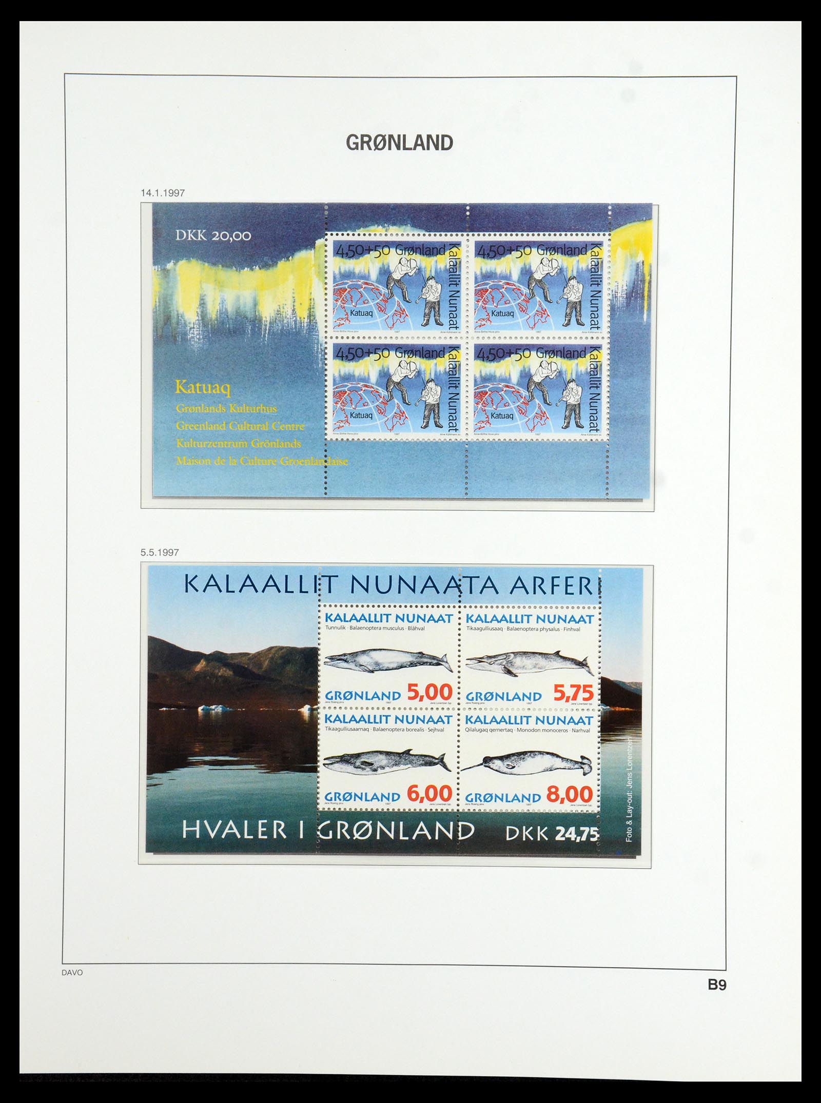 36408 051 - Postzegelverzameling 36408 Groenland 1938-2002.