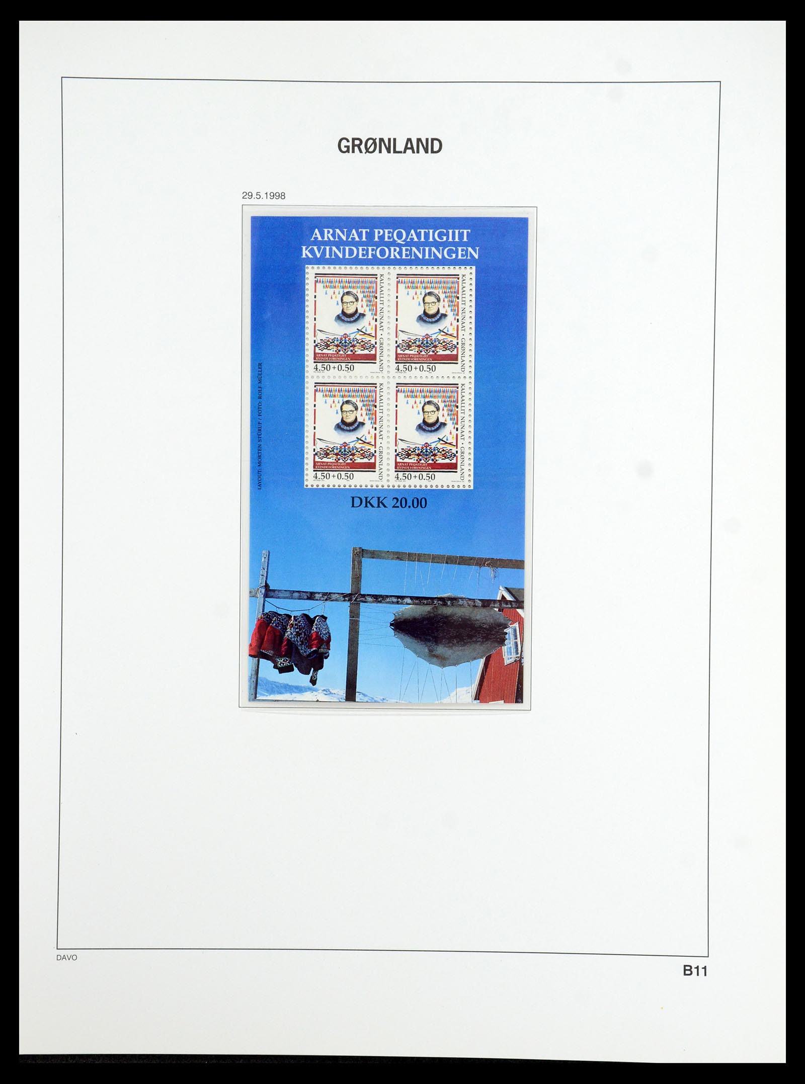 36408 052 - Postzegelverzameling 36408 Groenland 1938-2002.