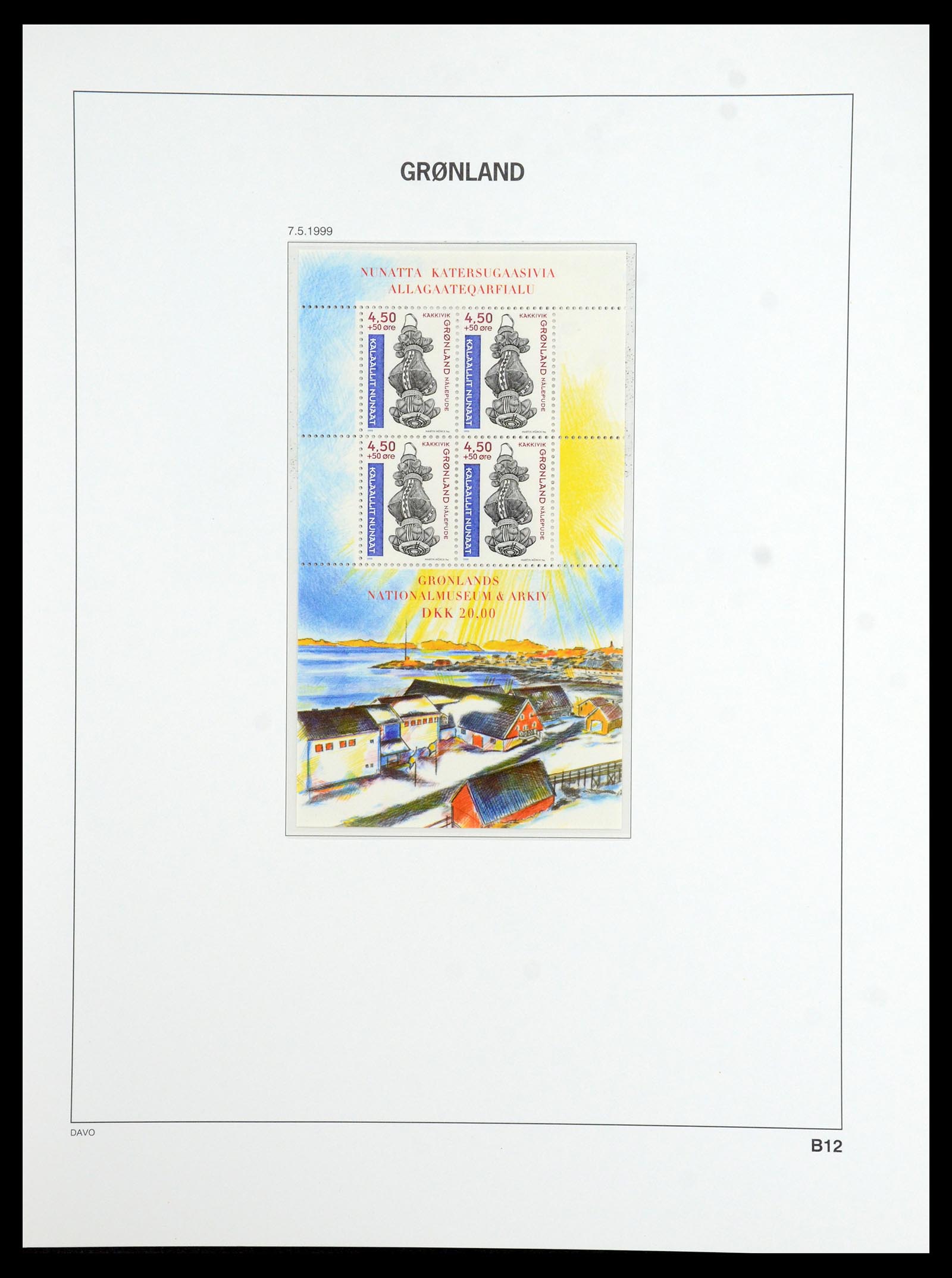 36408 054 - Postzegelverzameling 36408 Groenland 1938-2002.