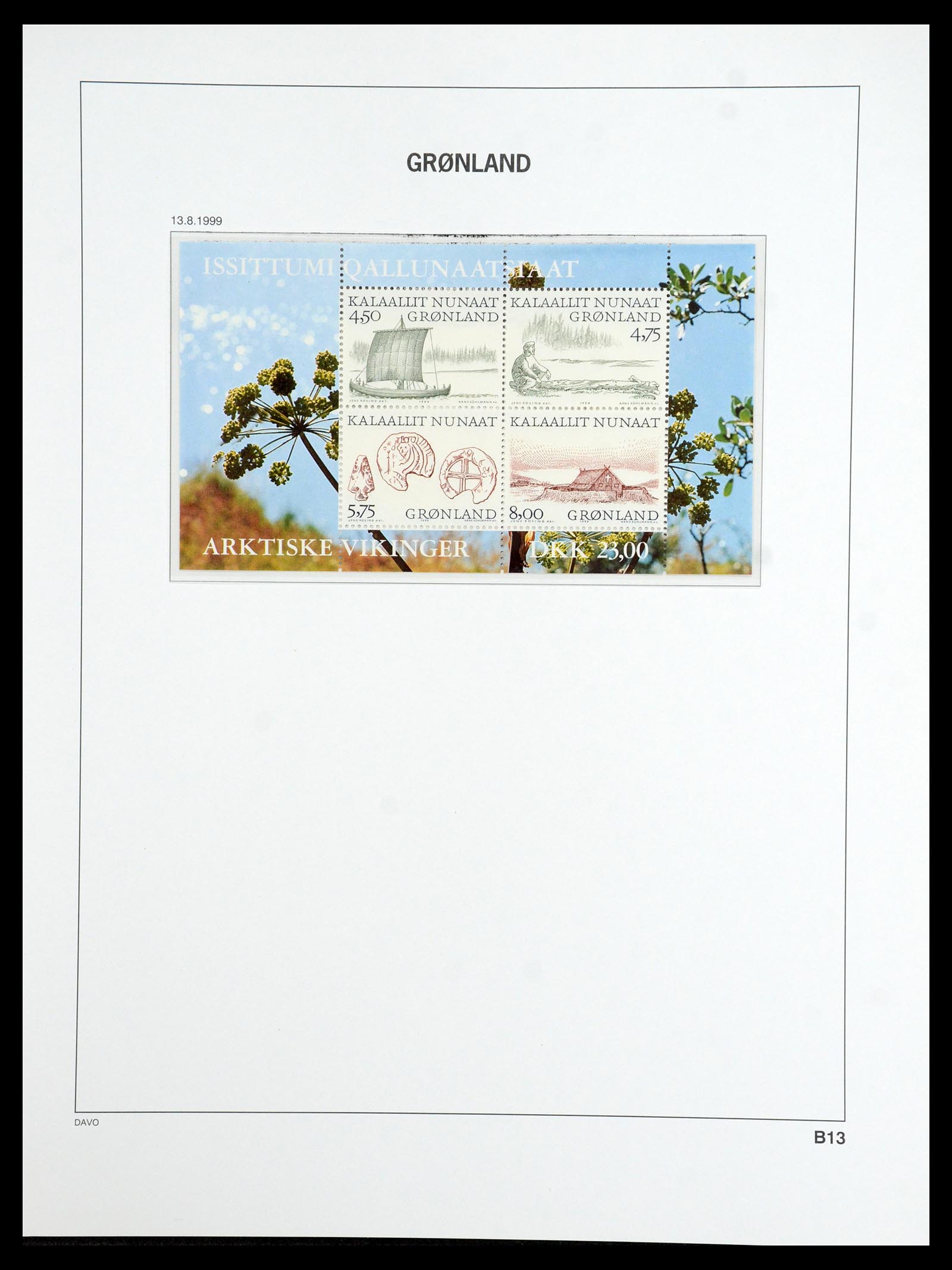 36408 055 - Postzegelverzameling 36408 Groenland 1938-2002.