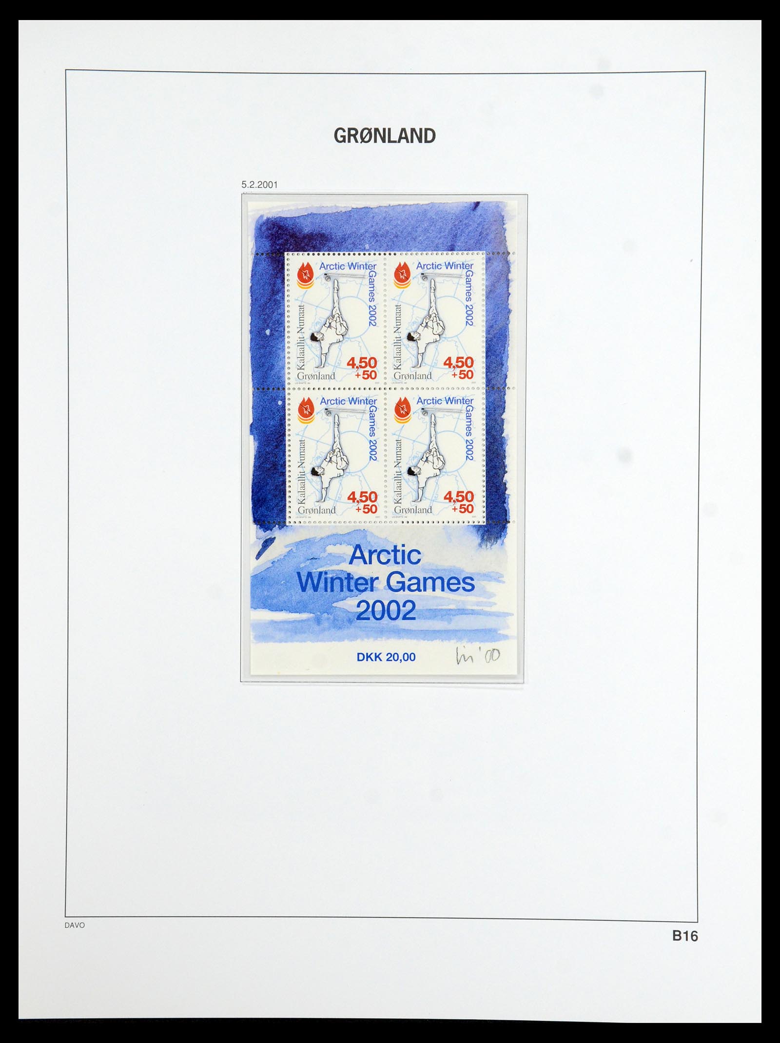 36408 058 - Postzegelverzameling 36408 Groenland 1938-2002.