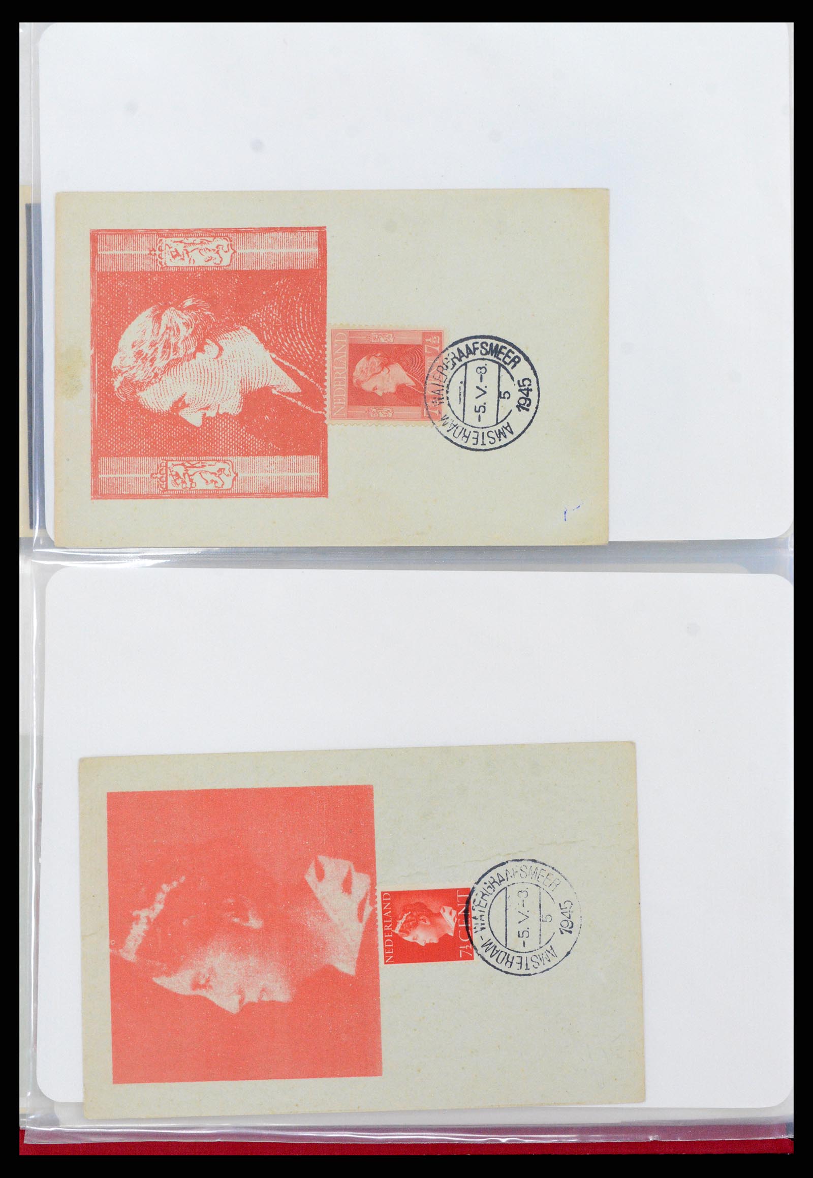 36414 009 - Postzegelverzameling 36414 Nederland maximumkaarten 1938(!)-1987.