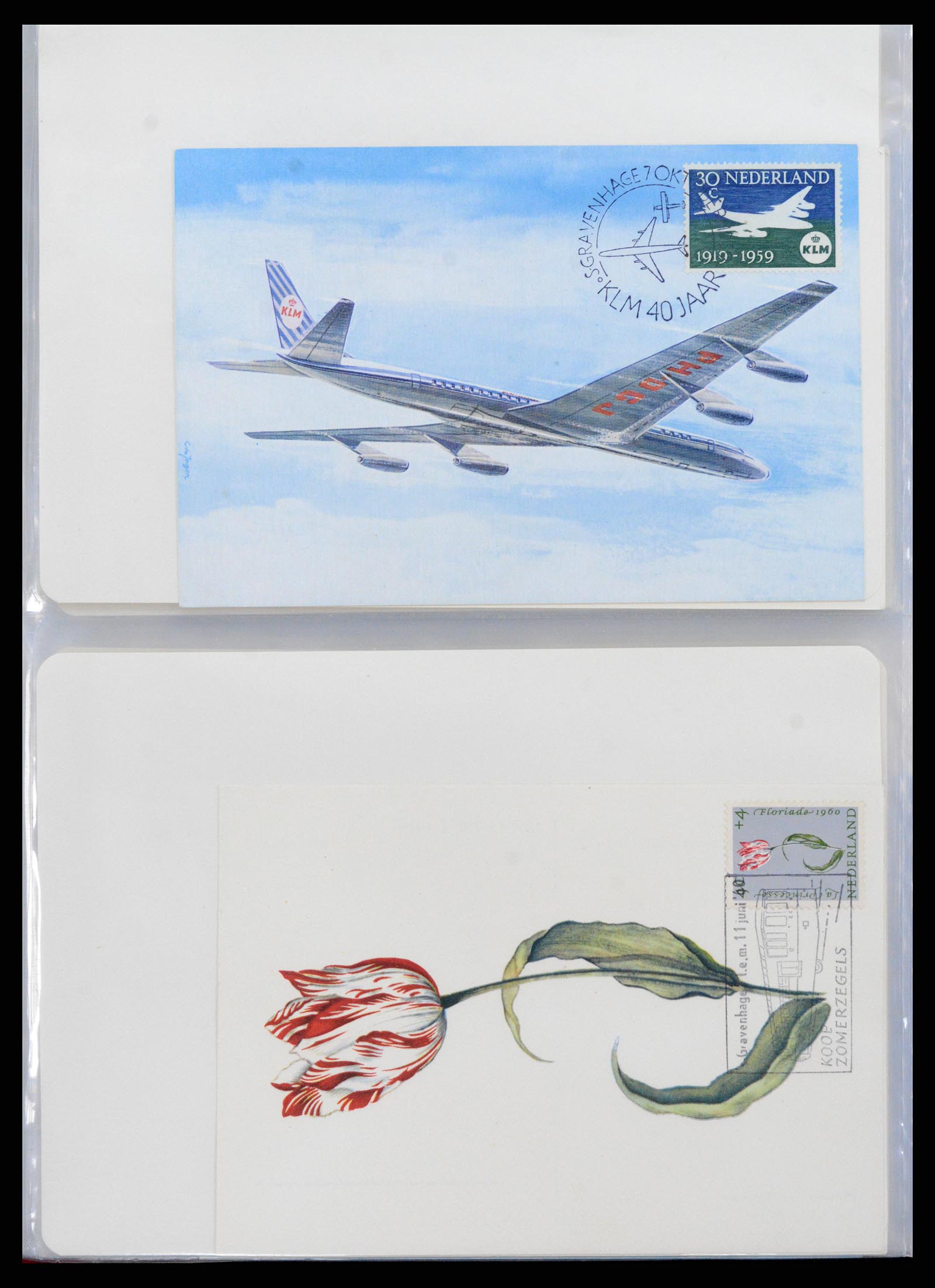 36414 016 - Postzegelverzameling 36414 Nederland maximumkaarten 1938(!)-1987.
