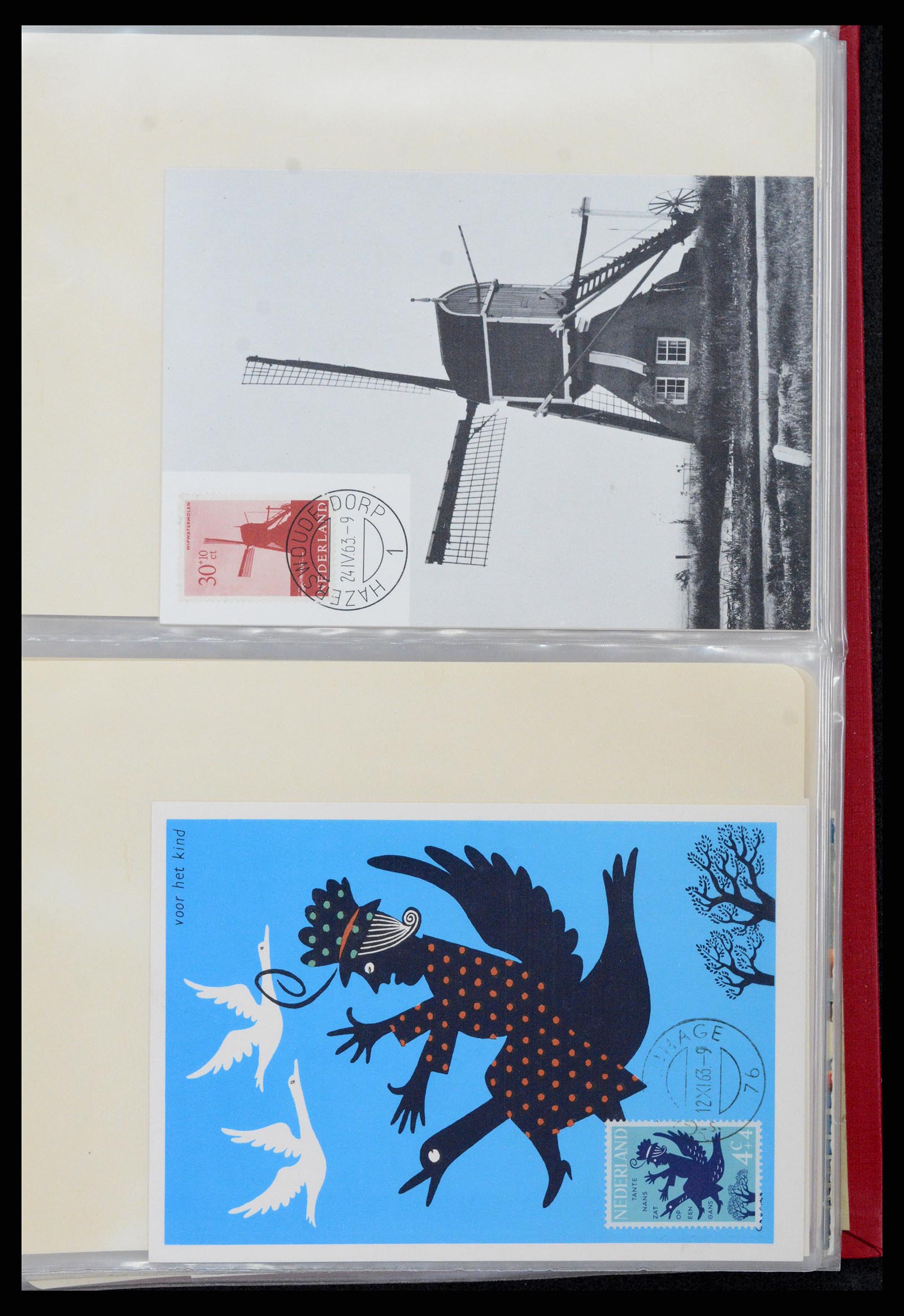 36414 030 - Postzegelverzameling 36414 Nederland maximumkaarten 1938(!)-1987.