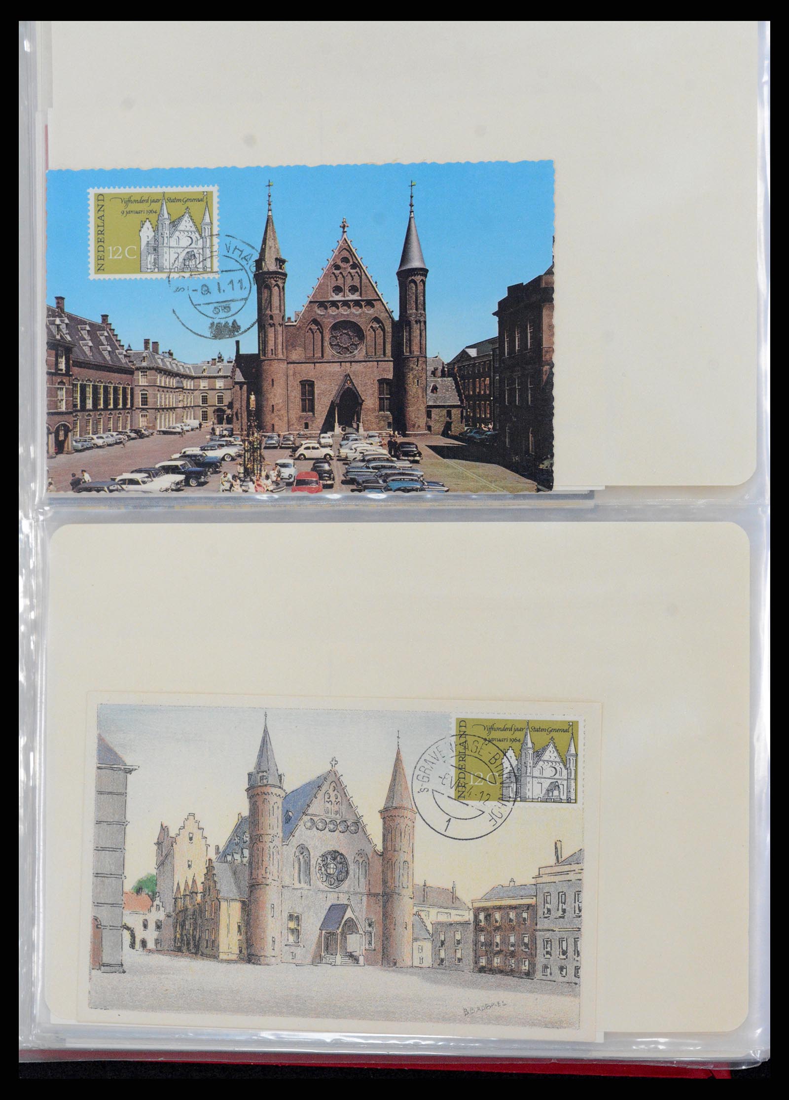 36414 033 - Postzegelverzameling 36414 Nederland maximumkaarten 1938(!)-1987.