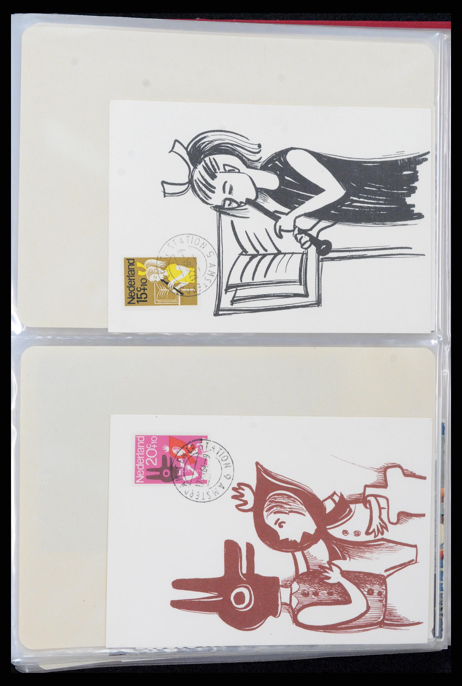 36414 040 - Postzegelverzameling 36414 Nederland maximumkaarten 1938(!)-1987.