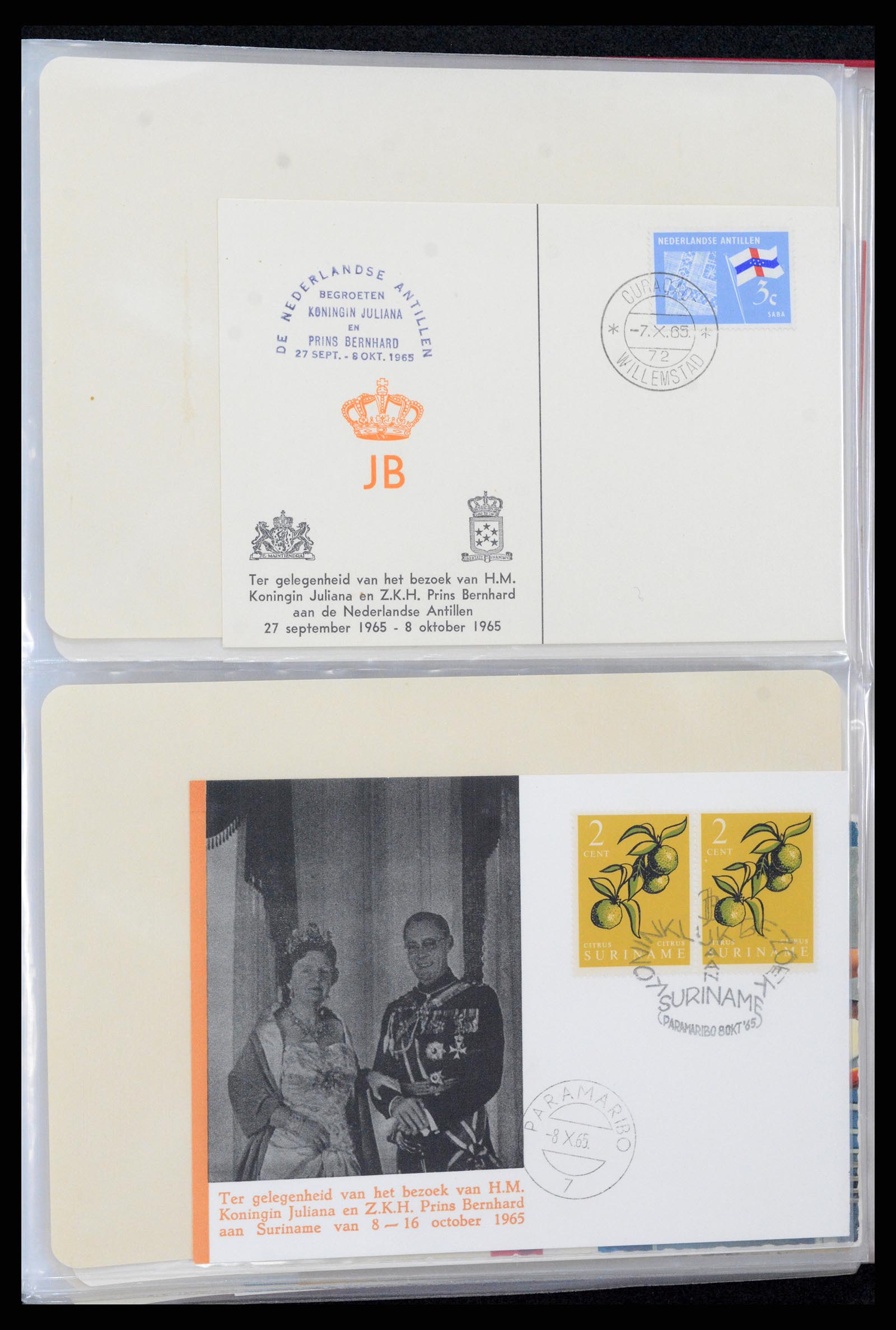 36414 046 - Postzegelverzameling 36414 Nederland maximumkaarten 1938(!)-1987.