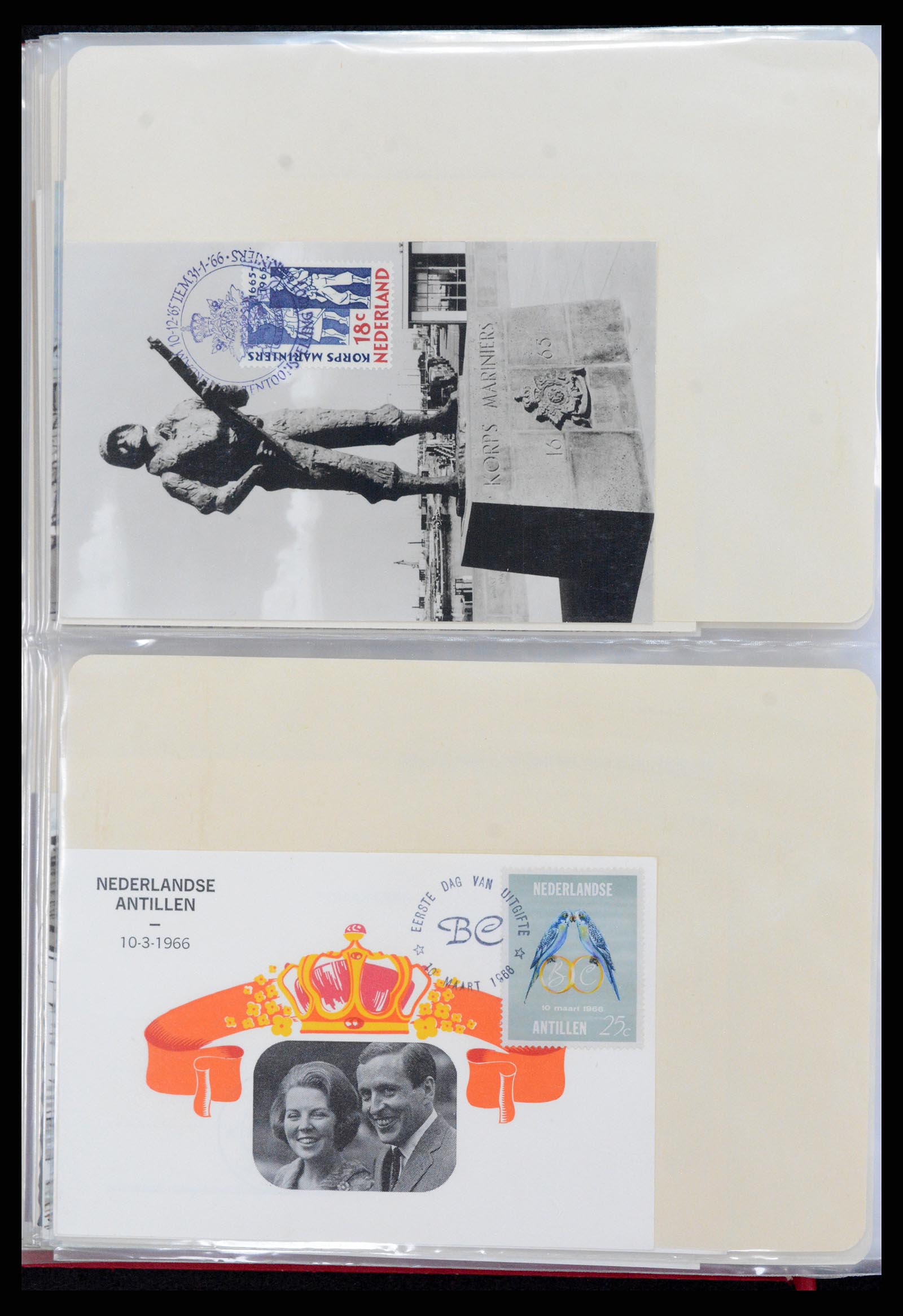 36414 047 - Postzegelverzameling 36414 Nederland maximumkaarten 1938(!)-1987.