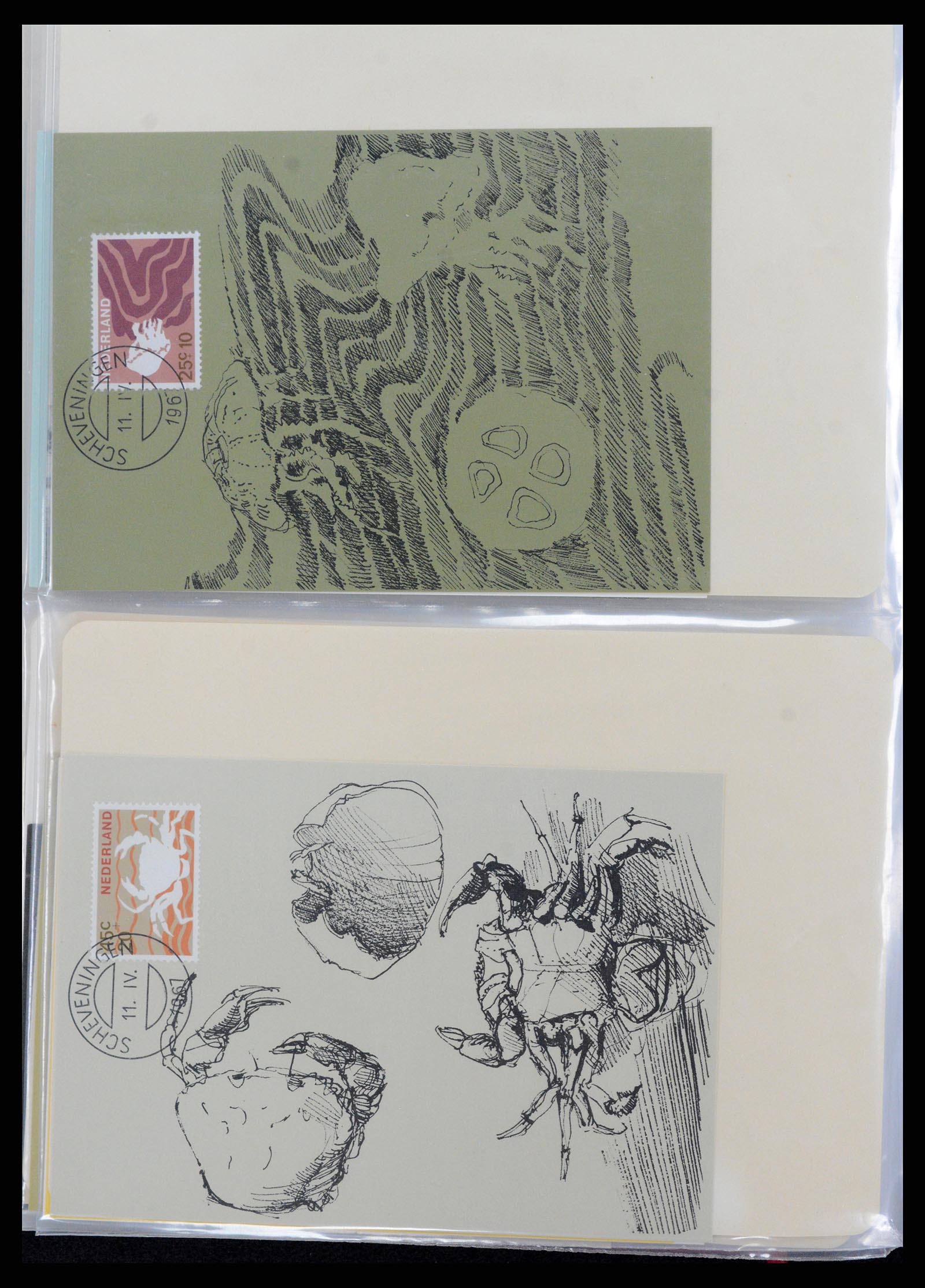 36414 055 - Postzegelverzameling 36414 Nederland maximumkaarten 1938(!)-1987.